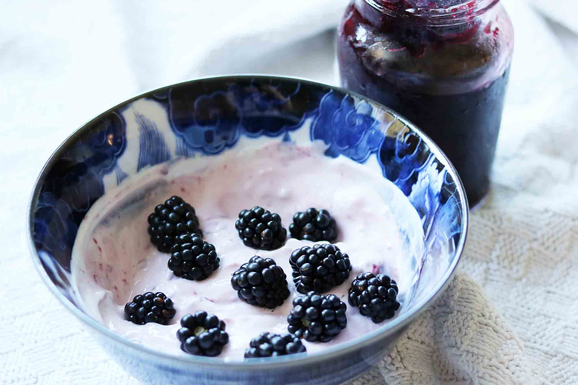 Breakfast tip: Greek Yogurt with Jam