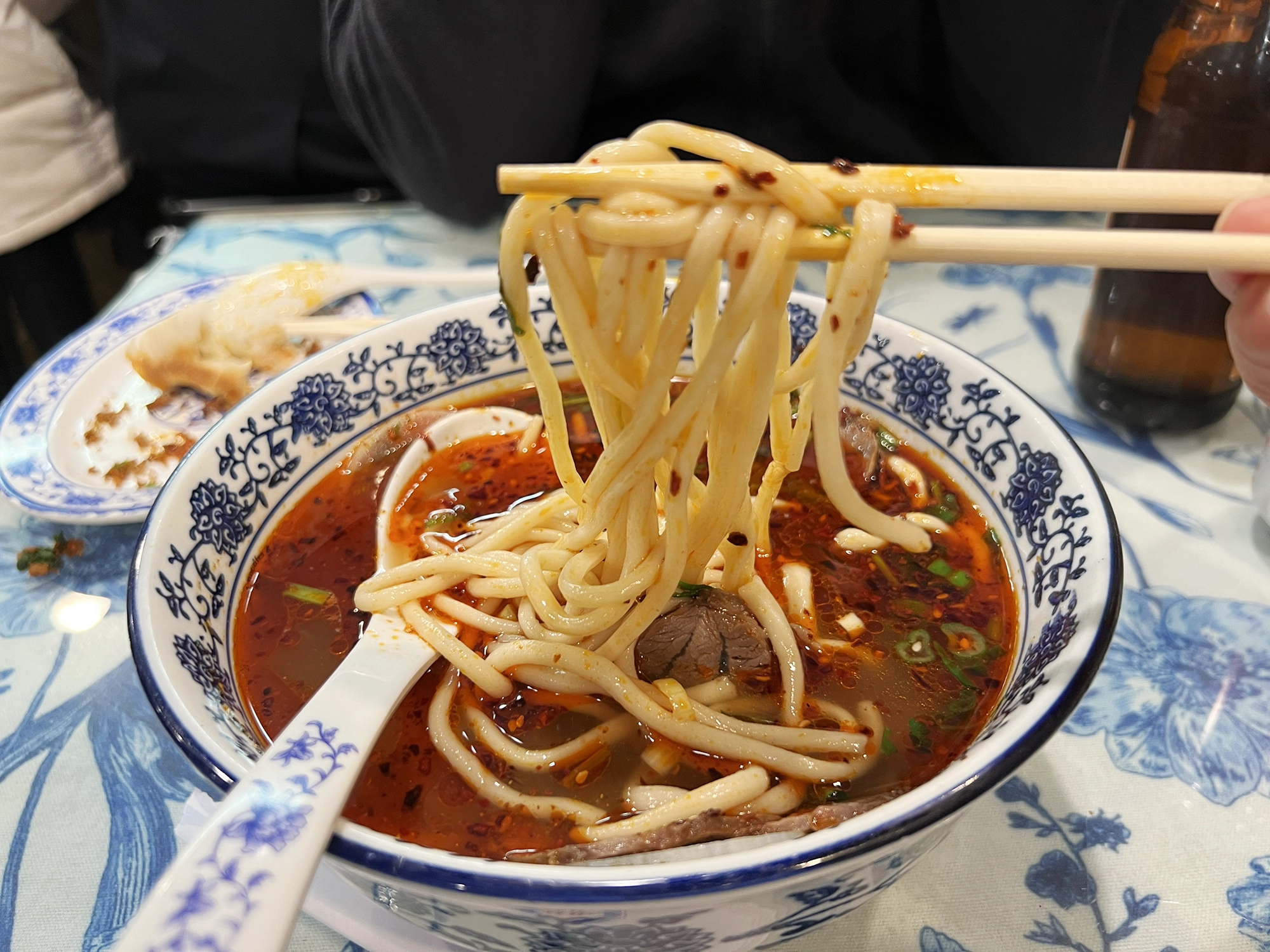 NYC: 1915 Lanzhou Hand Pulled Noodles in Chinatown - Our First Meal After the Snowstorm