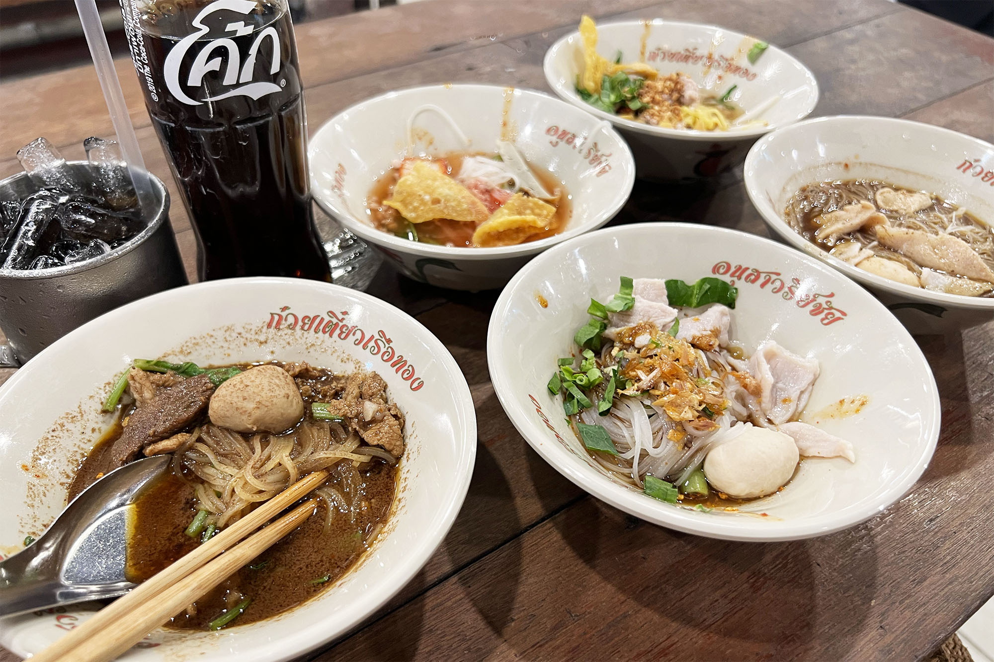Boat Noodle Alley in Bangkok