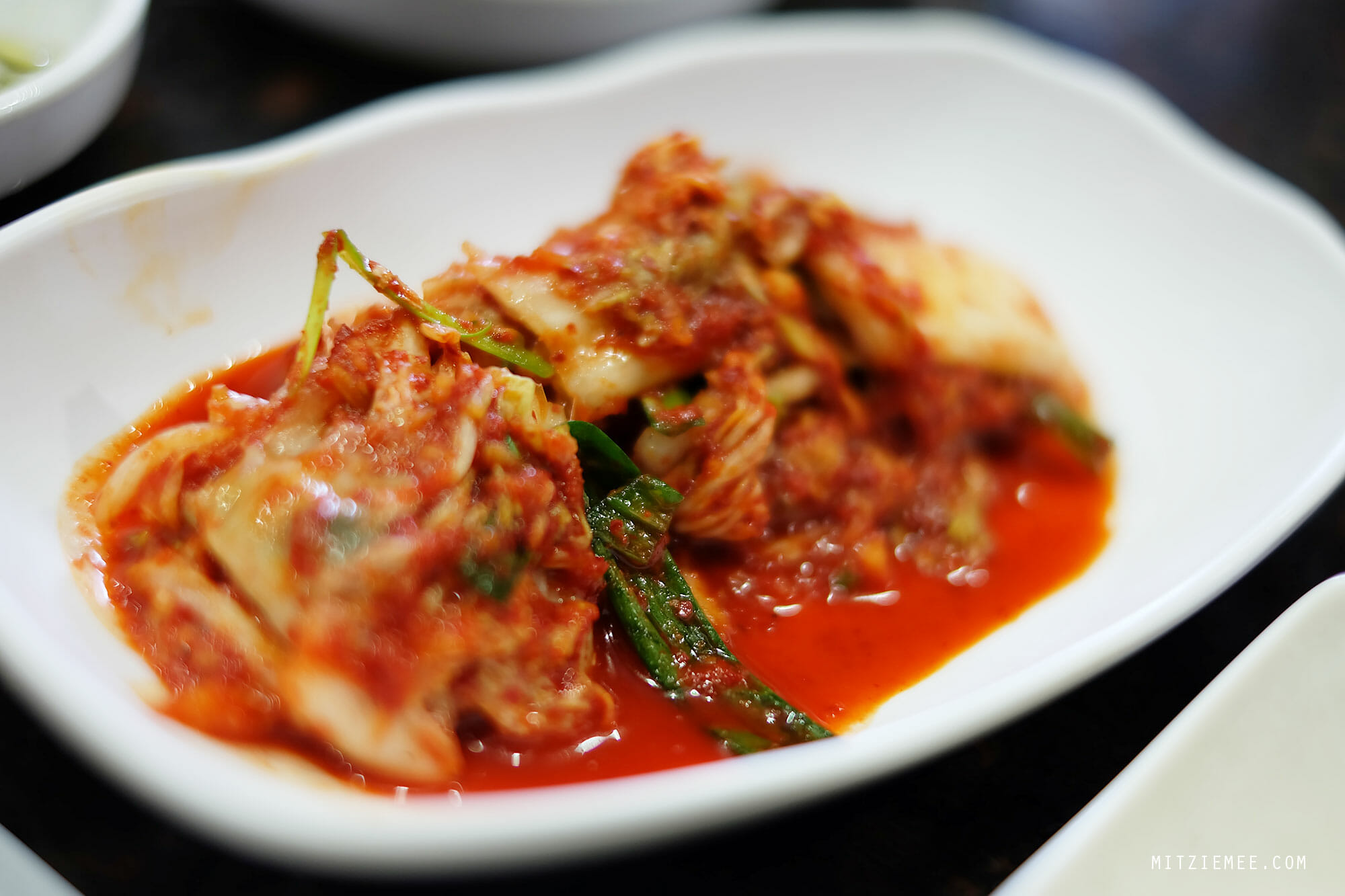 Kimchi at BCD Tofu House Los Angeles