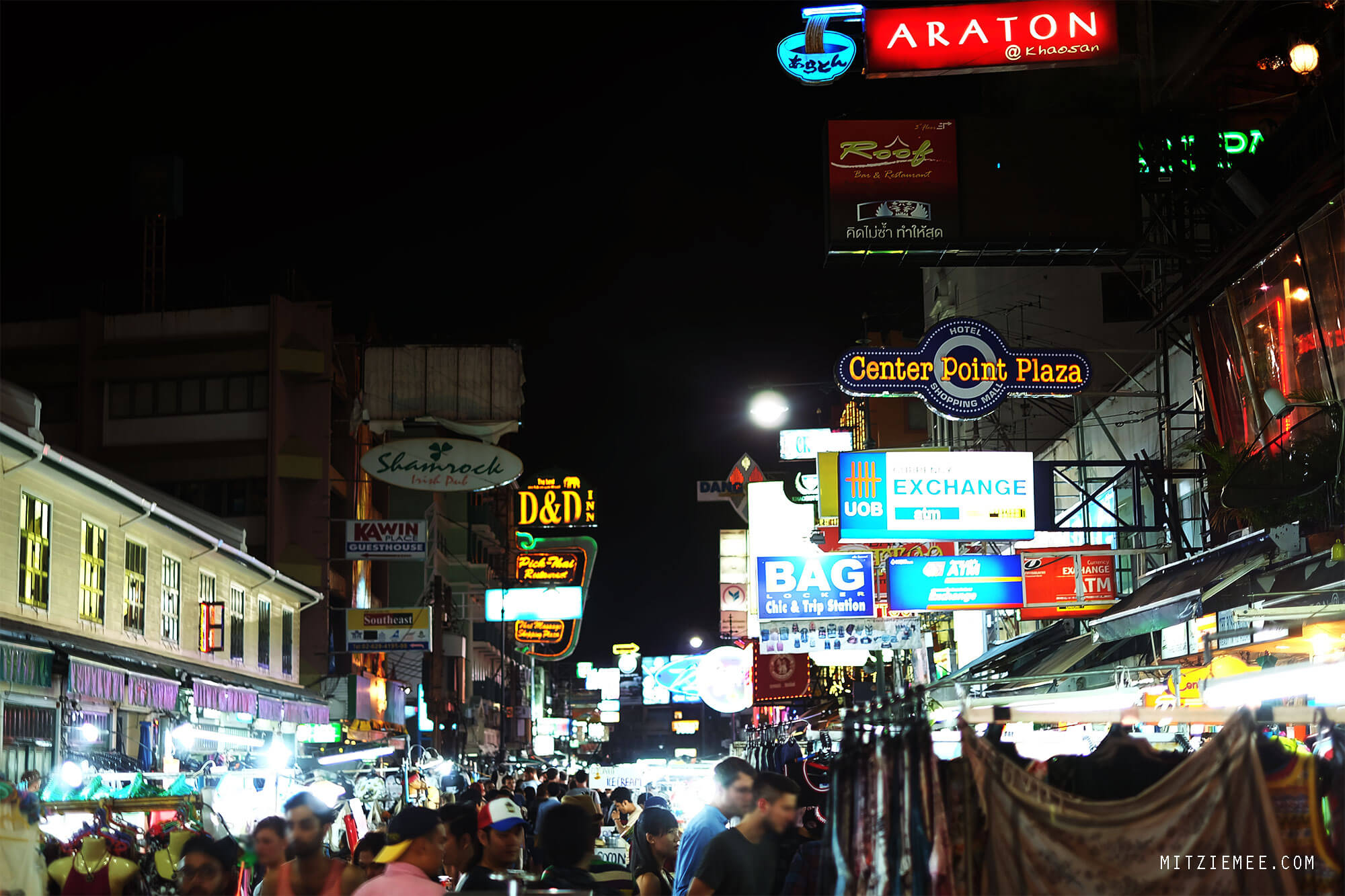 Khao San Road Night Market in Bangkok