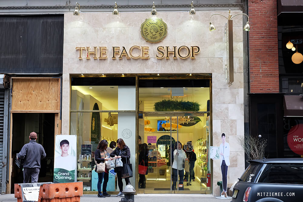 The Face Shop in Koreatown, New York