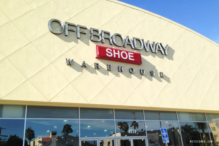 Off Broadway Shoe Warehouse - Los Angeles Shopping - Mitzie Mee