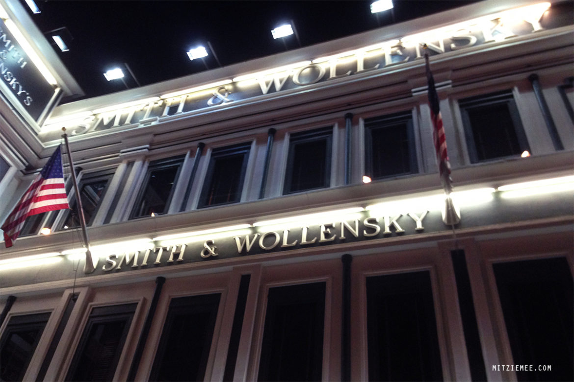 Smith & Wollensky Steak restaurant in Las Vegas Mitzie Mee