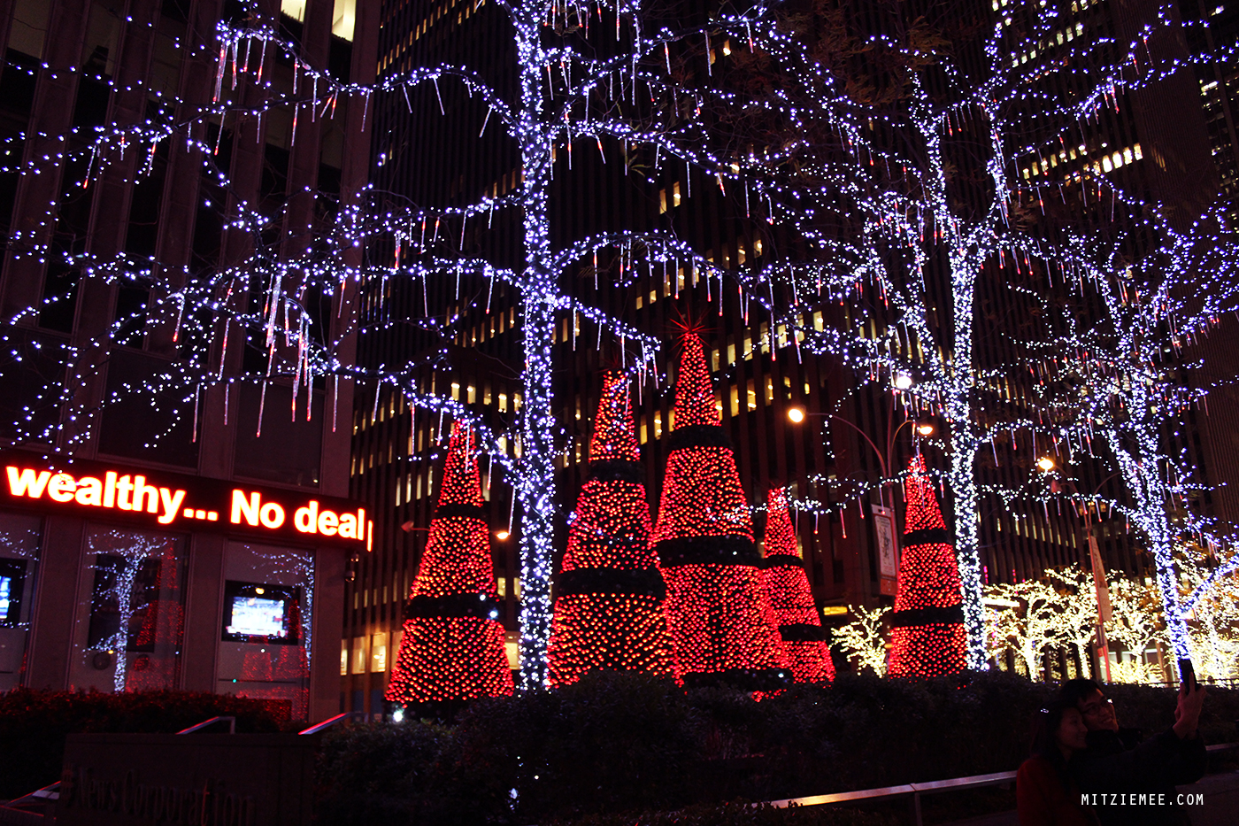 Julepynt på 6th Avenue, New York