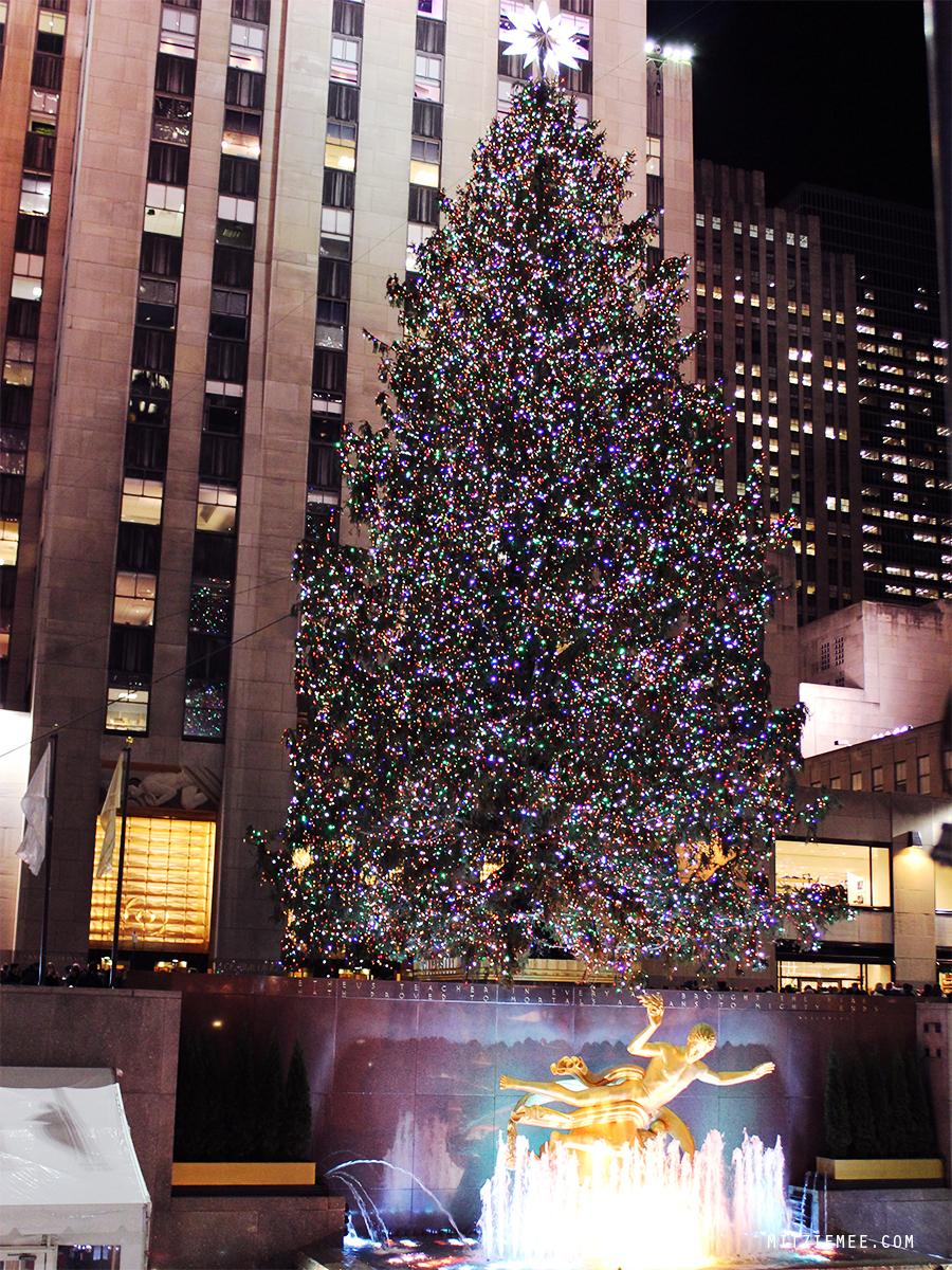 Det store juletræ i Rockefeller Center, New York