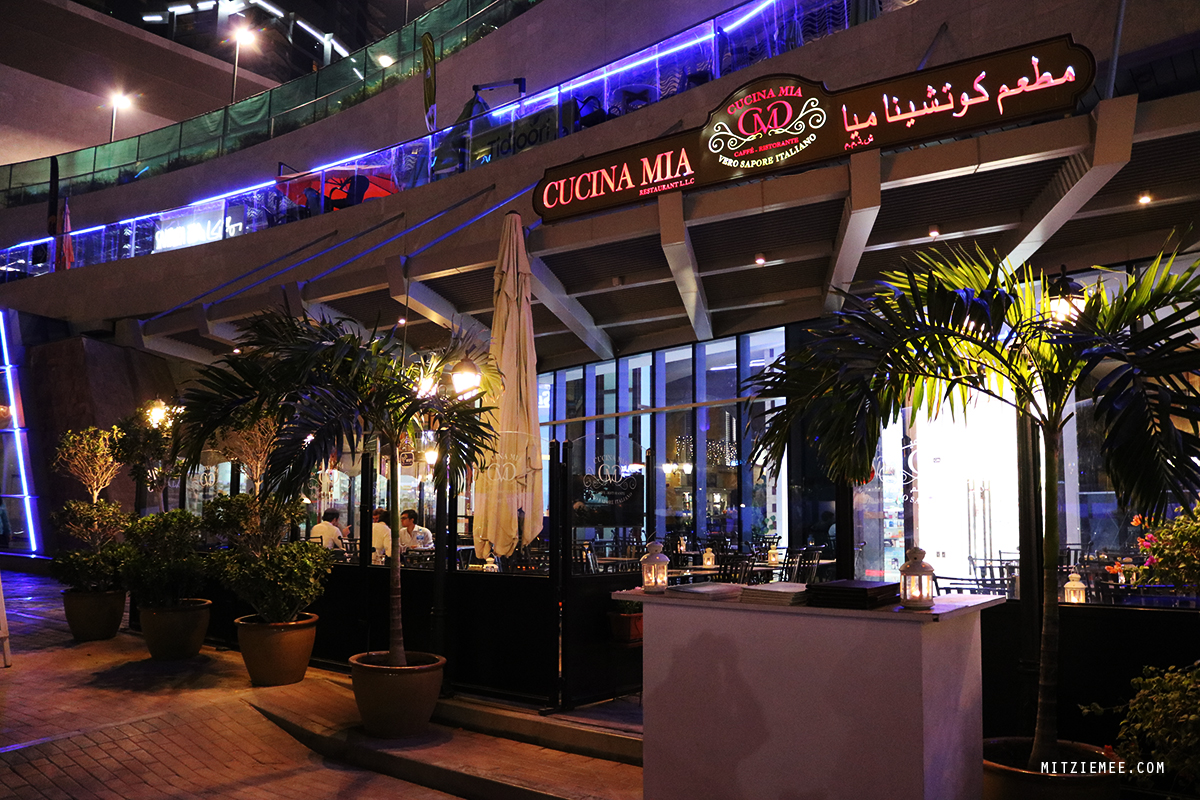 Cucina Mia, Italian restaurant, Dubai