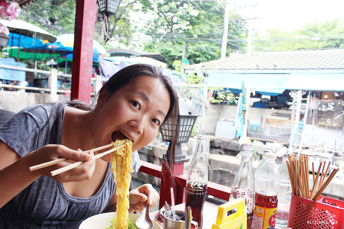 Boat Noodle Alley i Bangkok