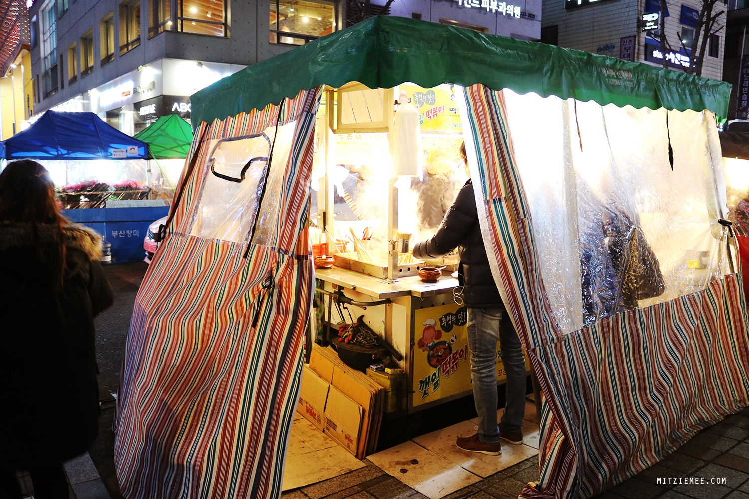 Pojangmacha tent restaurant in Hongdae, Seoul