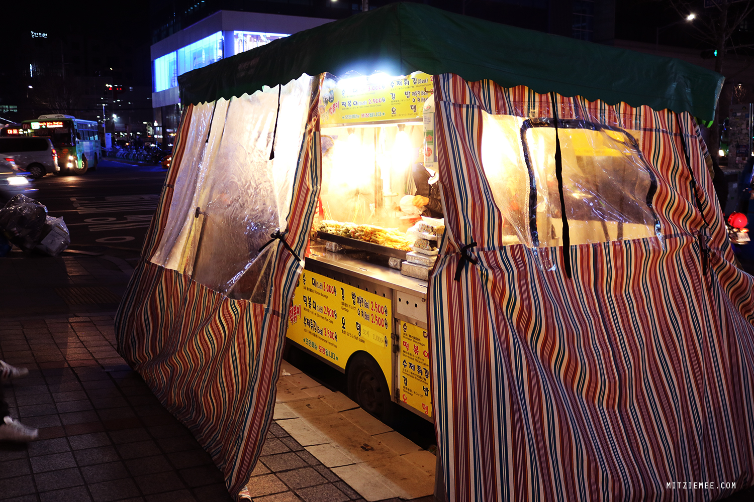 Pojangmacha tent restaurant in Hongdae, Seoul