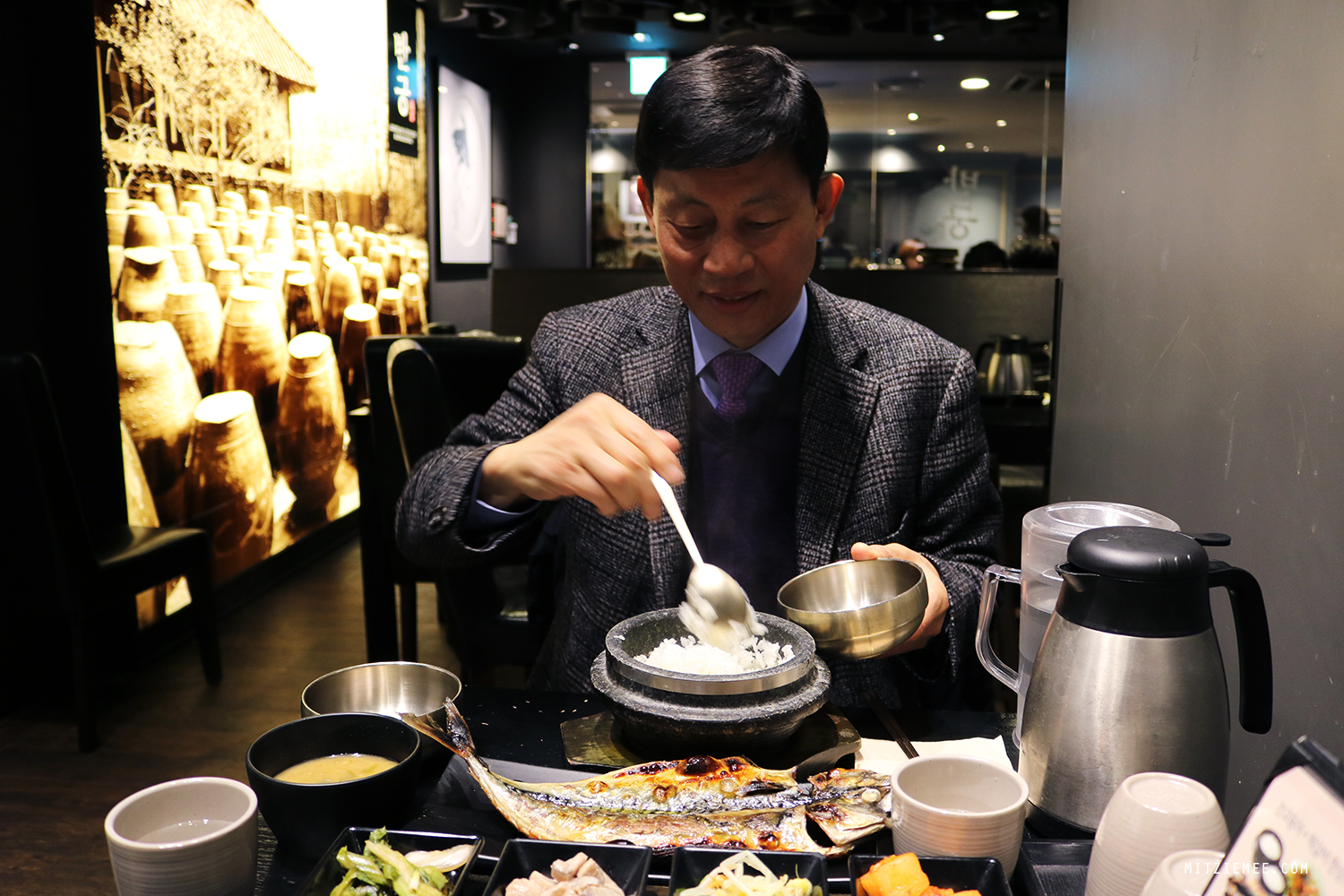 Korean lunch in Seoul