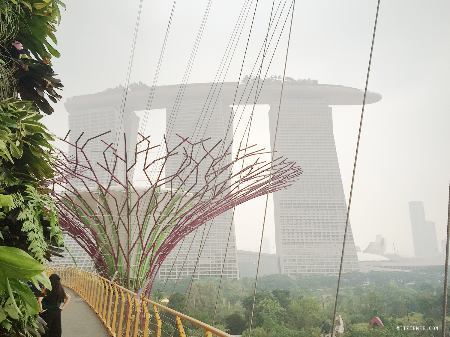 OCBC Skyway og Gardens by the Bay Singapore