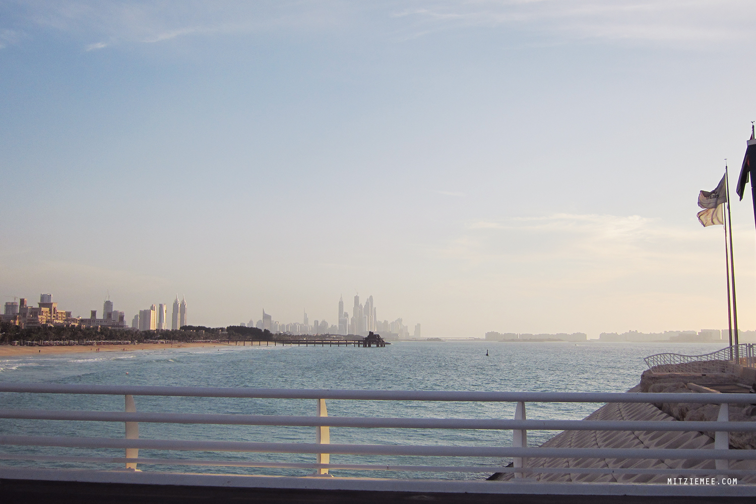 View from the bridge to Burj Al Arab, Dubai