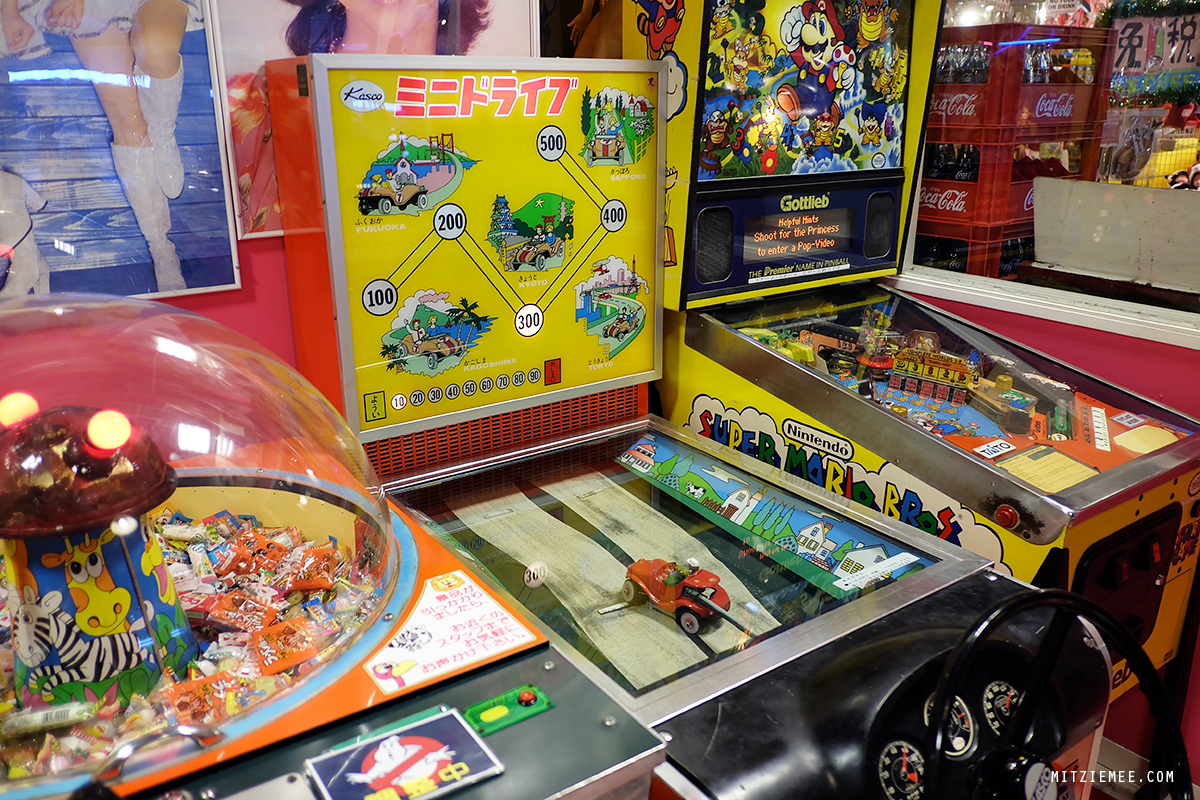 1-Chome Playland, retro arcade games, Tokyo