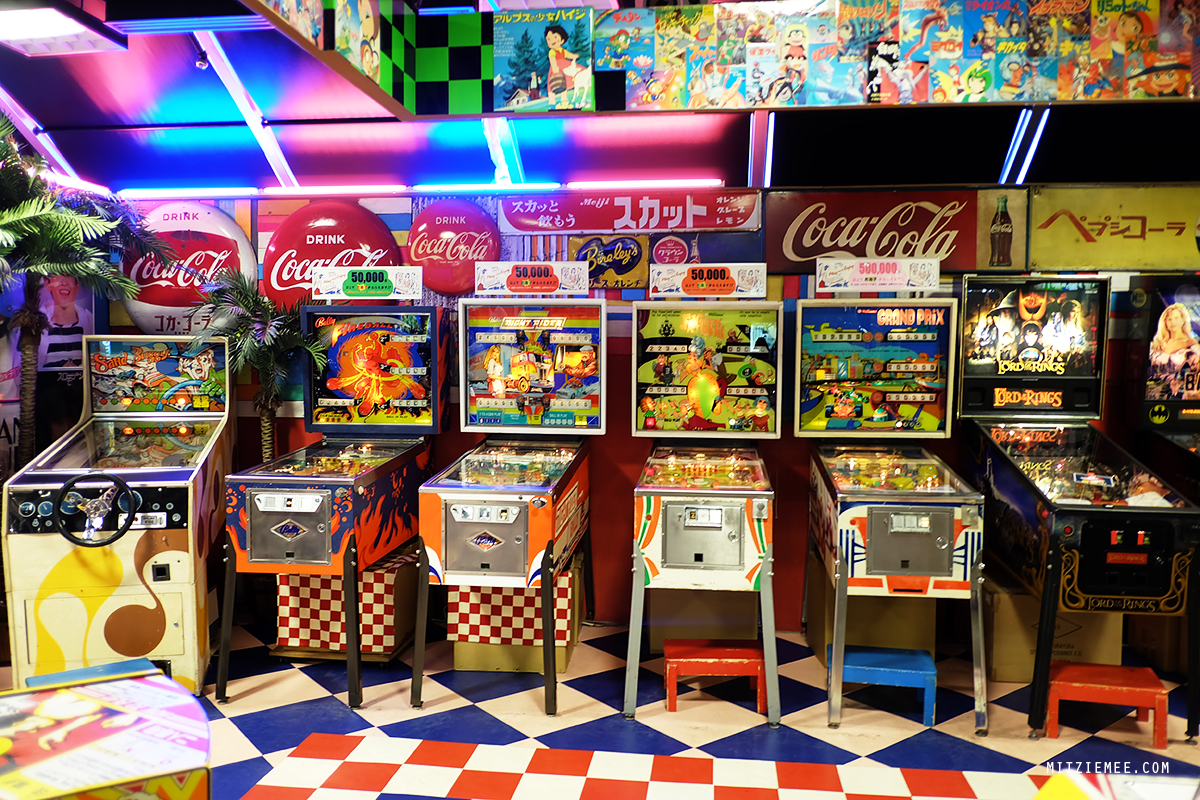 1-Chome Playland, retro arcade games, Tokyo