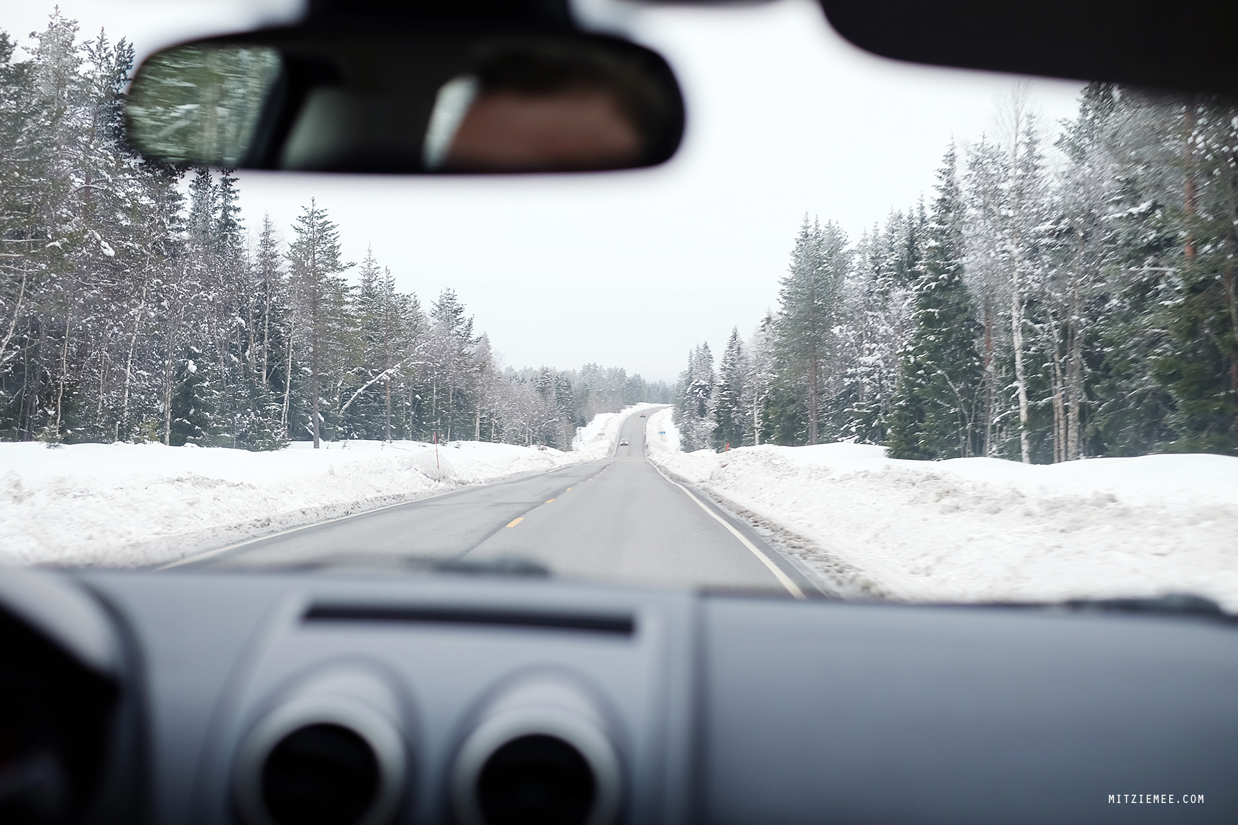 Driving to Trysil, road trip in Norway
