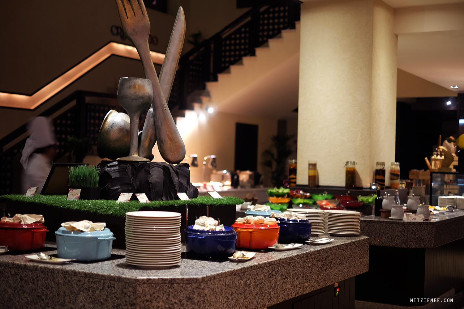 Crescendo, fransk buffet på Anantara, Dubai