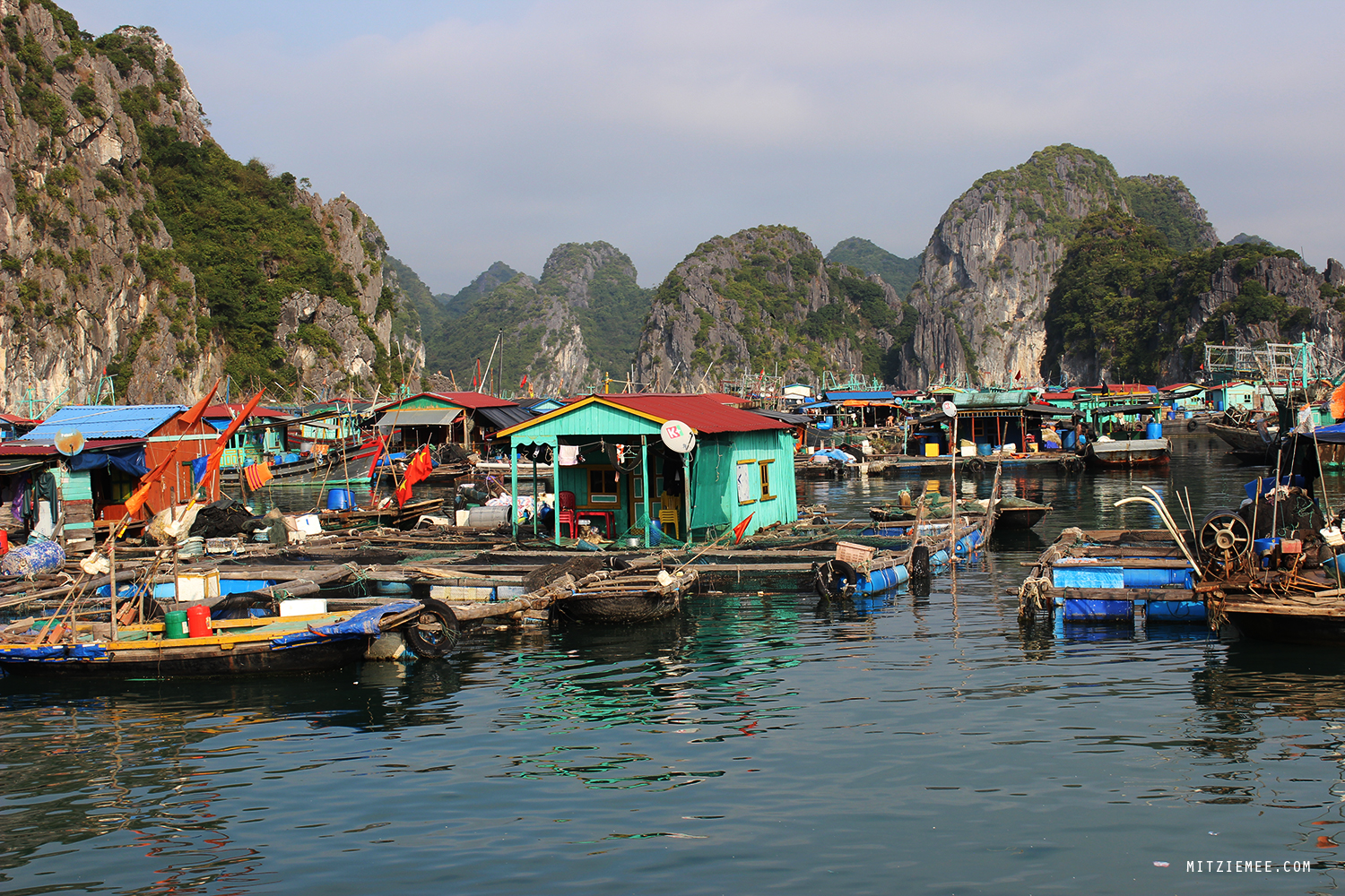 Floating village, Lan Ha Bay, Vietnam
