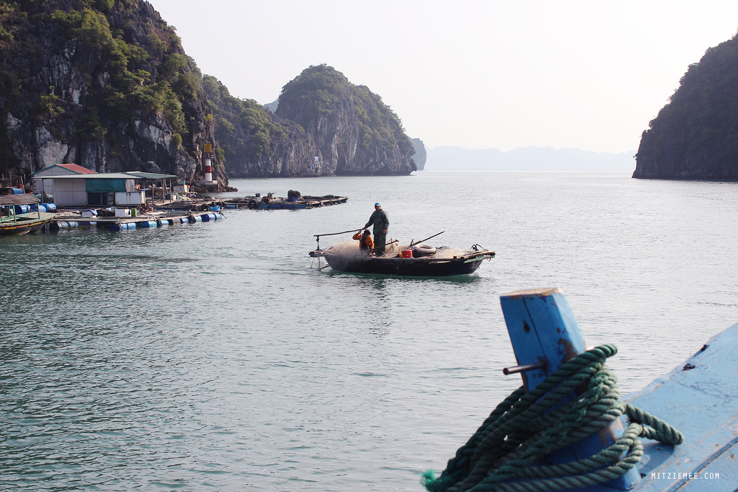 Floating village, Lan Ha Bay, Vietnam