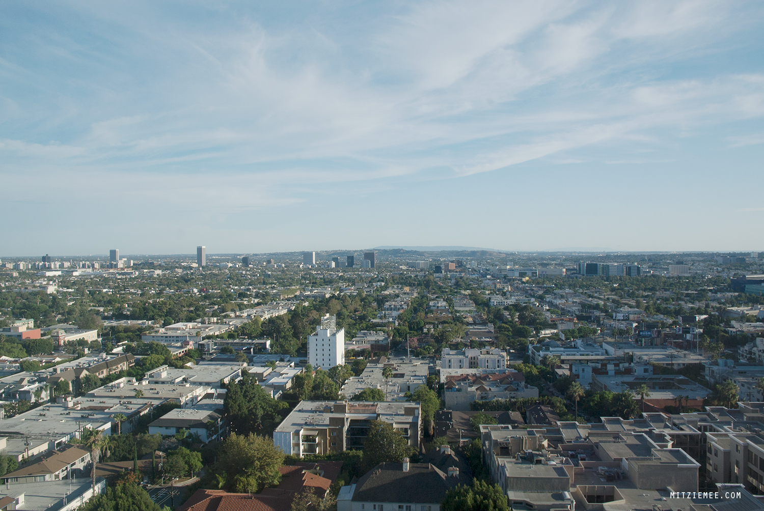 udsigt fra Mondrian Los Angeles