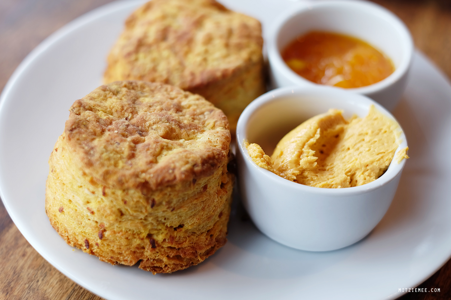 Squash biscuits at Dirt Candy, New York