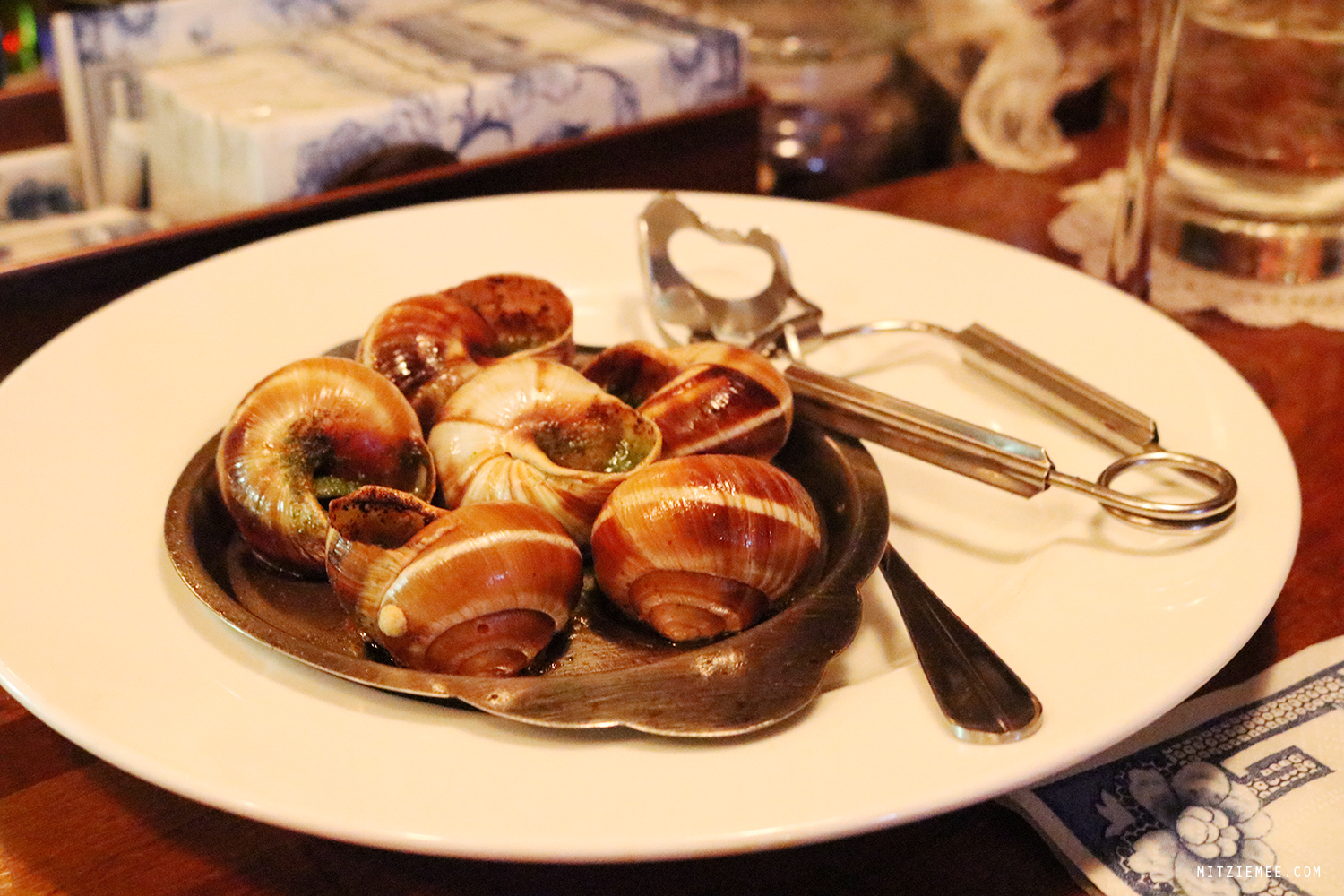 Escargots at Excuse My French, Lower East Side, New York