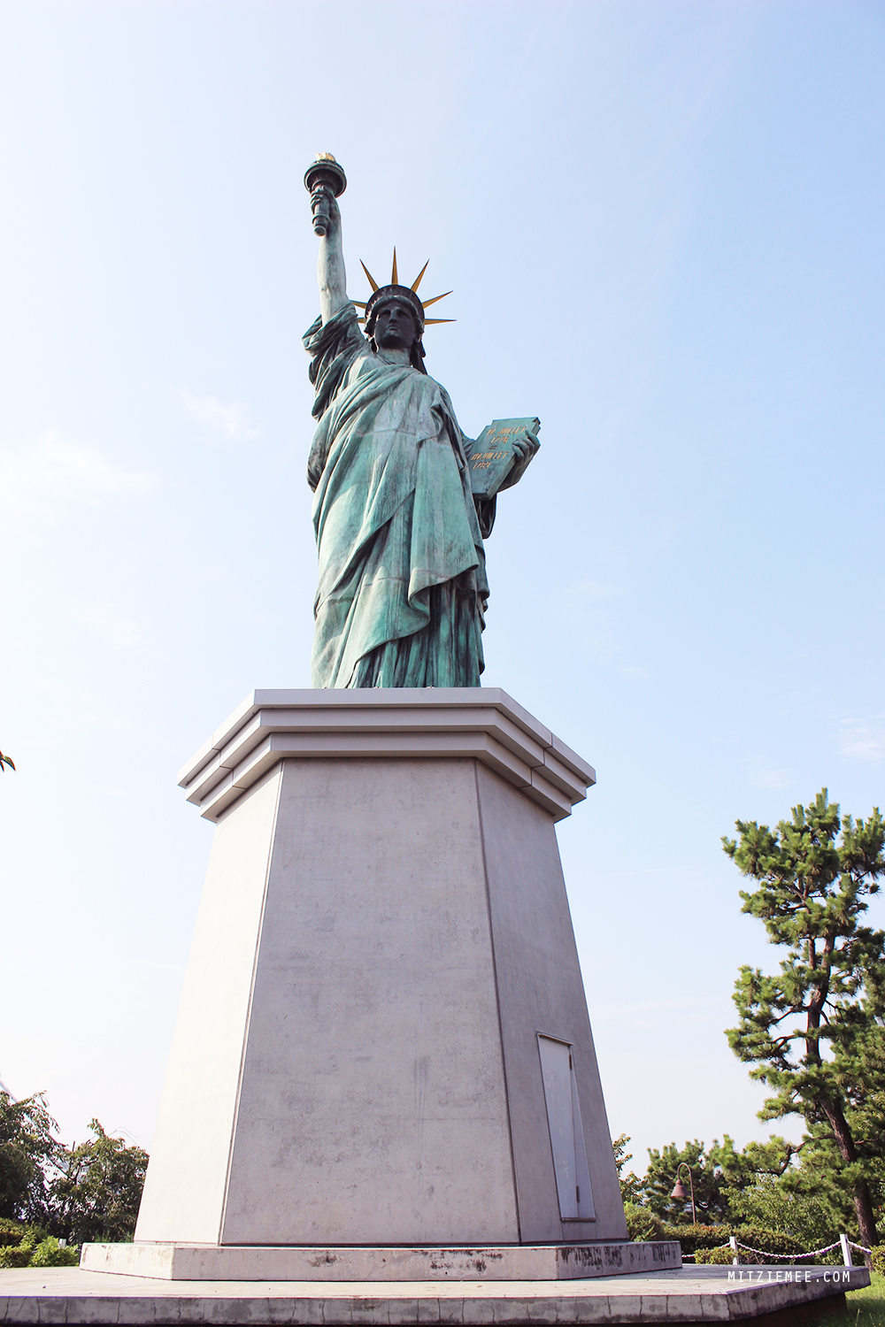 Statue of Liberty at Odaiba Beach, Tokyo