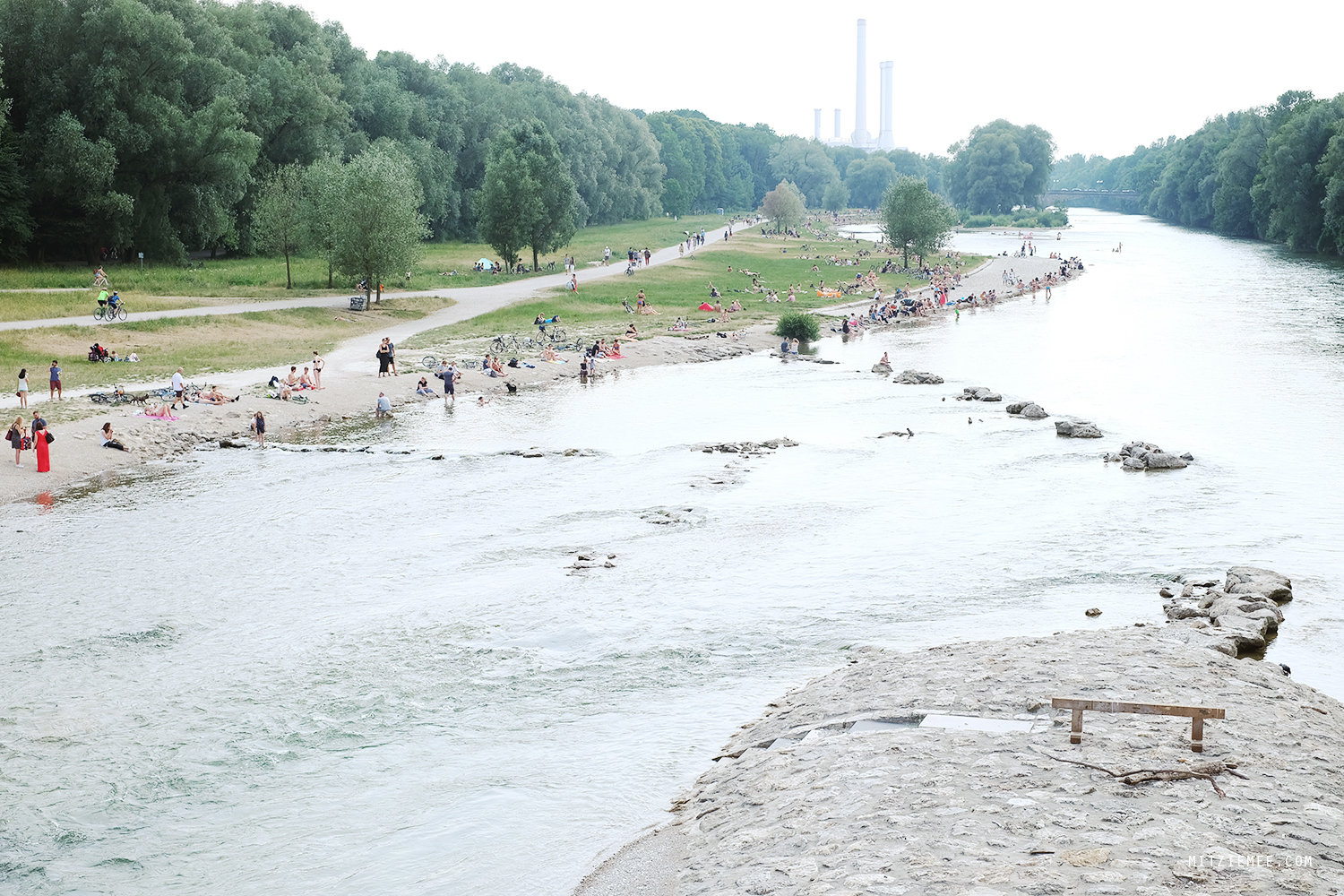 Isar River in Munich
