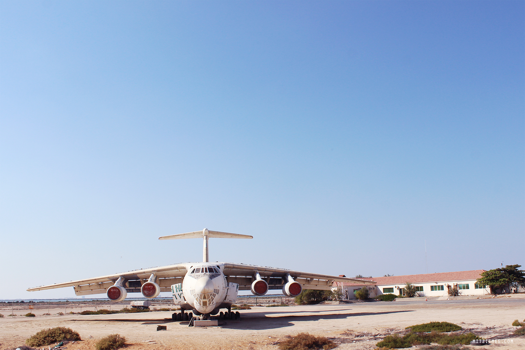 Det gamle fly ved Umm Al Quwain