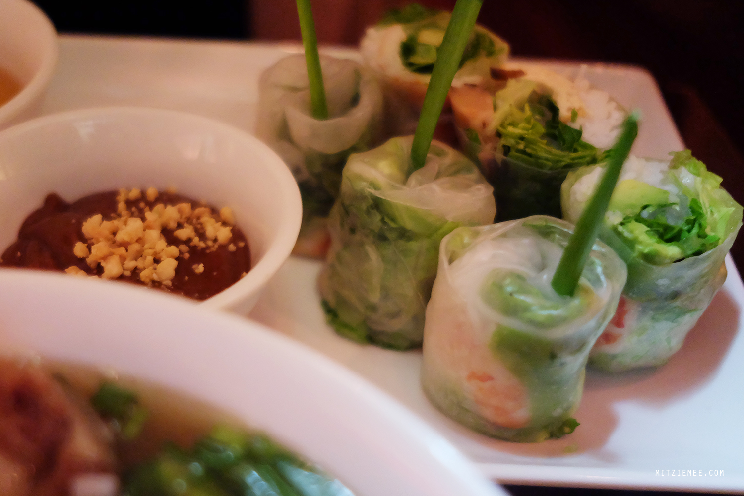 Rice paper rolls at An Choi, Vietnamese restaurant, New York City