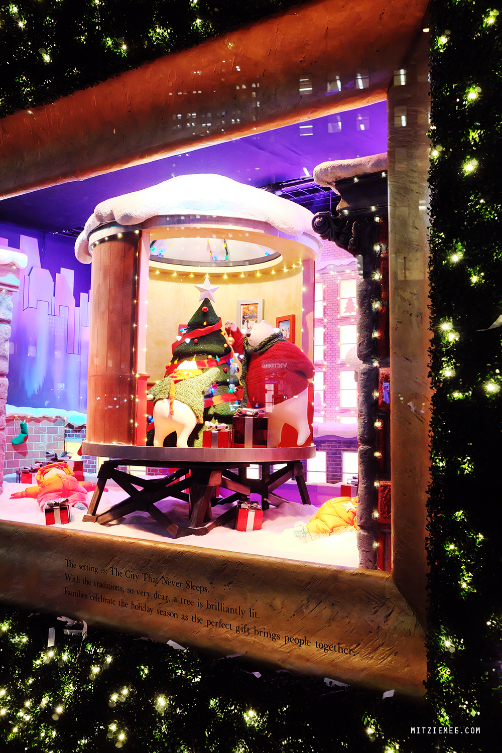 The Christmas windows at Macy's, Herald Square, New York City