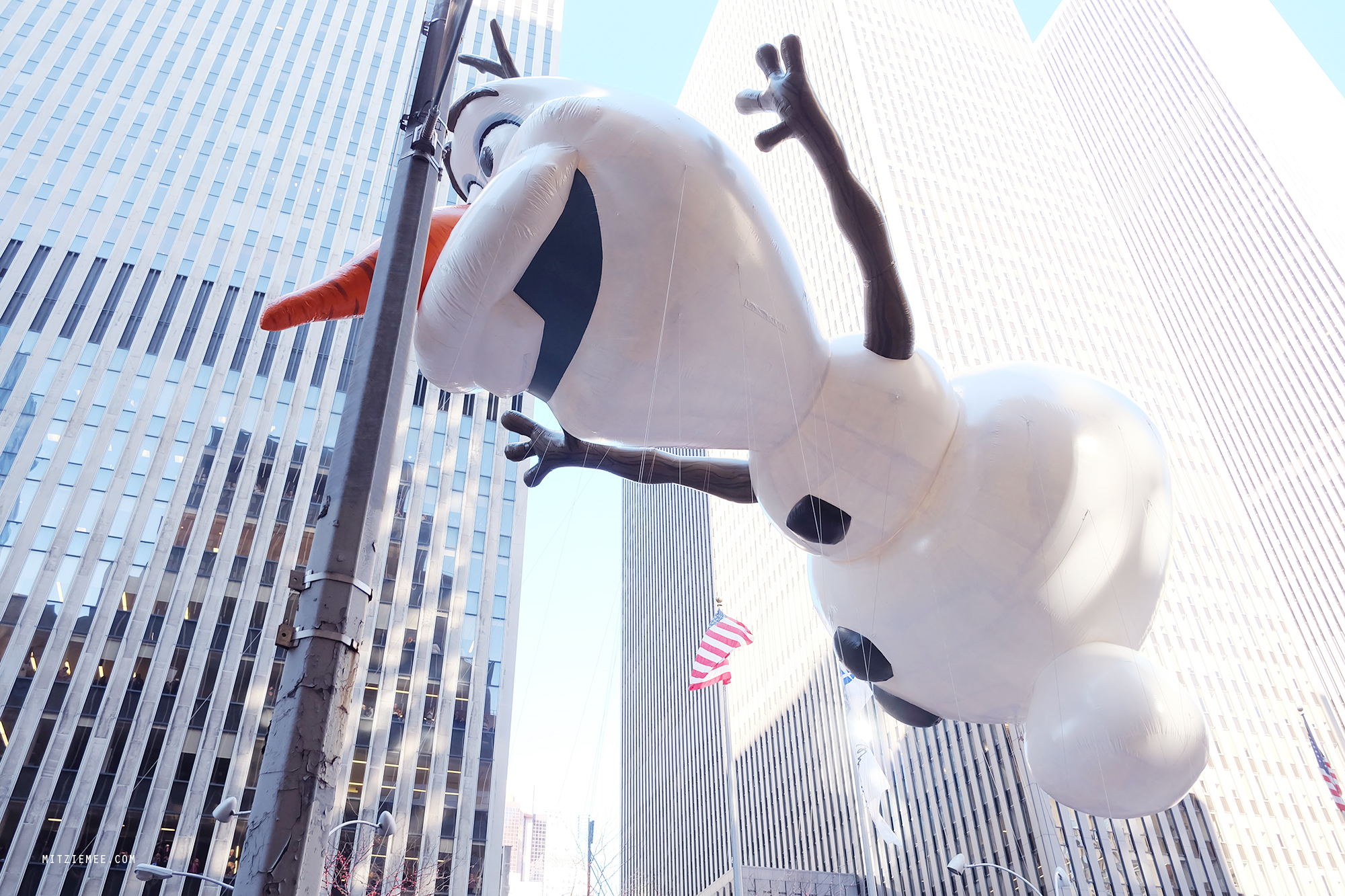 Olaf at Macy's Thanksgiving Day Parade, New York City