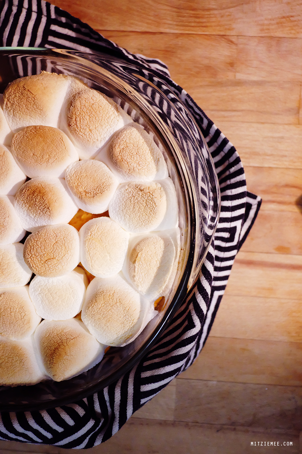Thanksgiving dinner - Sweet potato mash with marshmallows