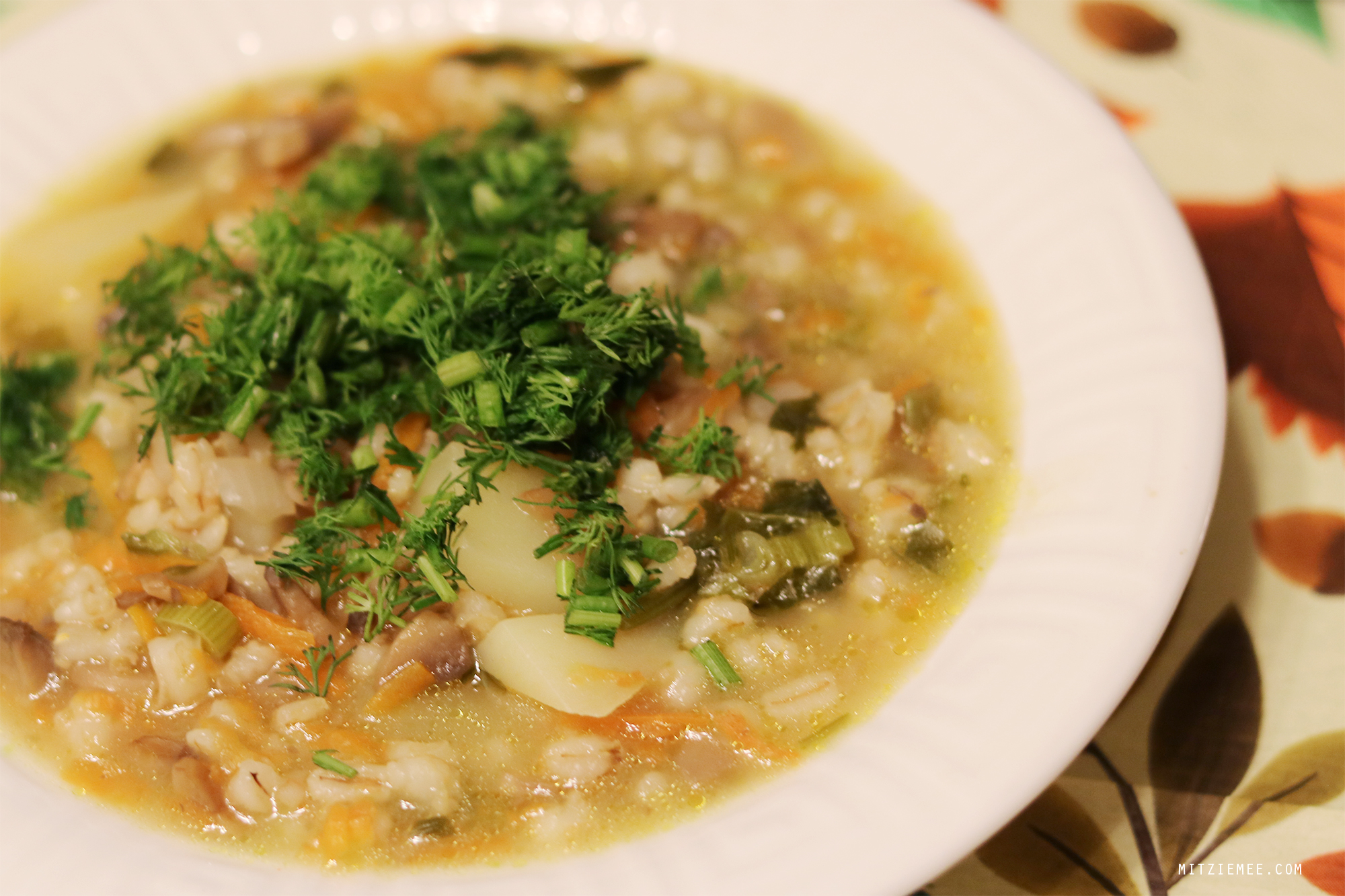 Elena's homemade soup