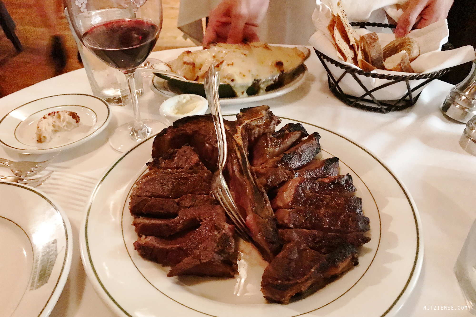 Porterhouse steak at Smith & Wollensky, New York