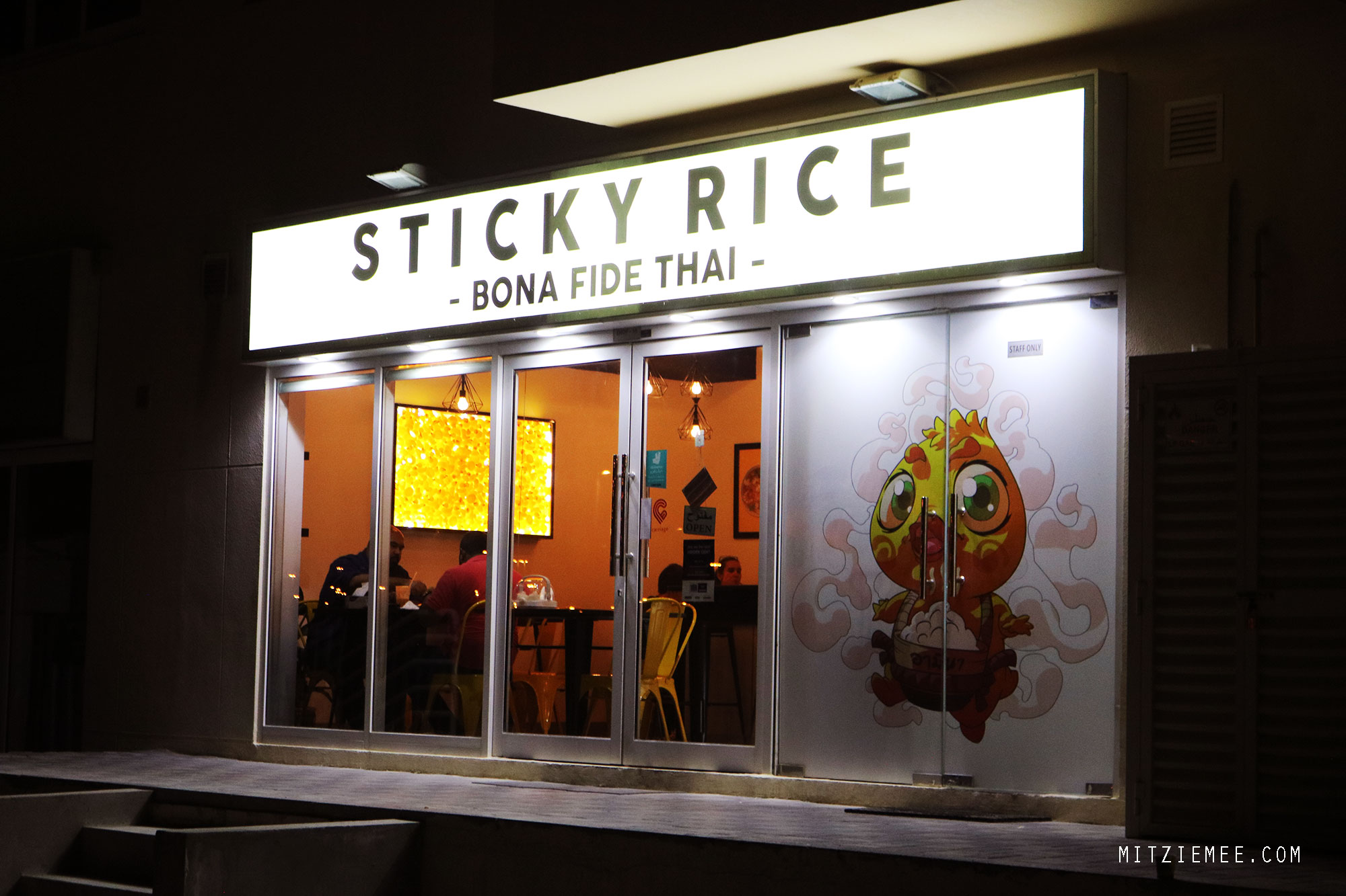 Sticky rice, Thai restaurant in Dubai