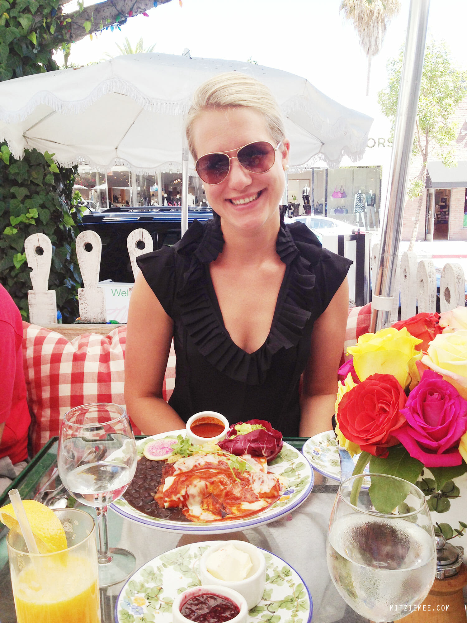Brunch at The Ivy, Los Angeles
