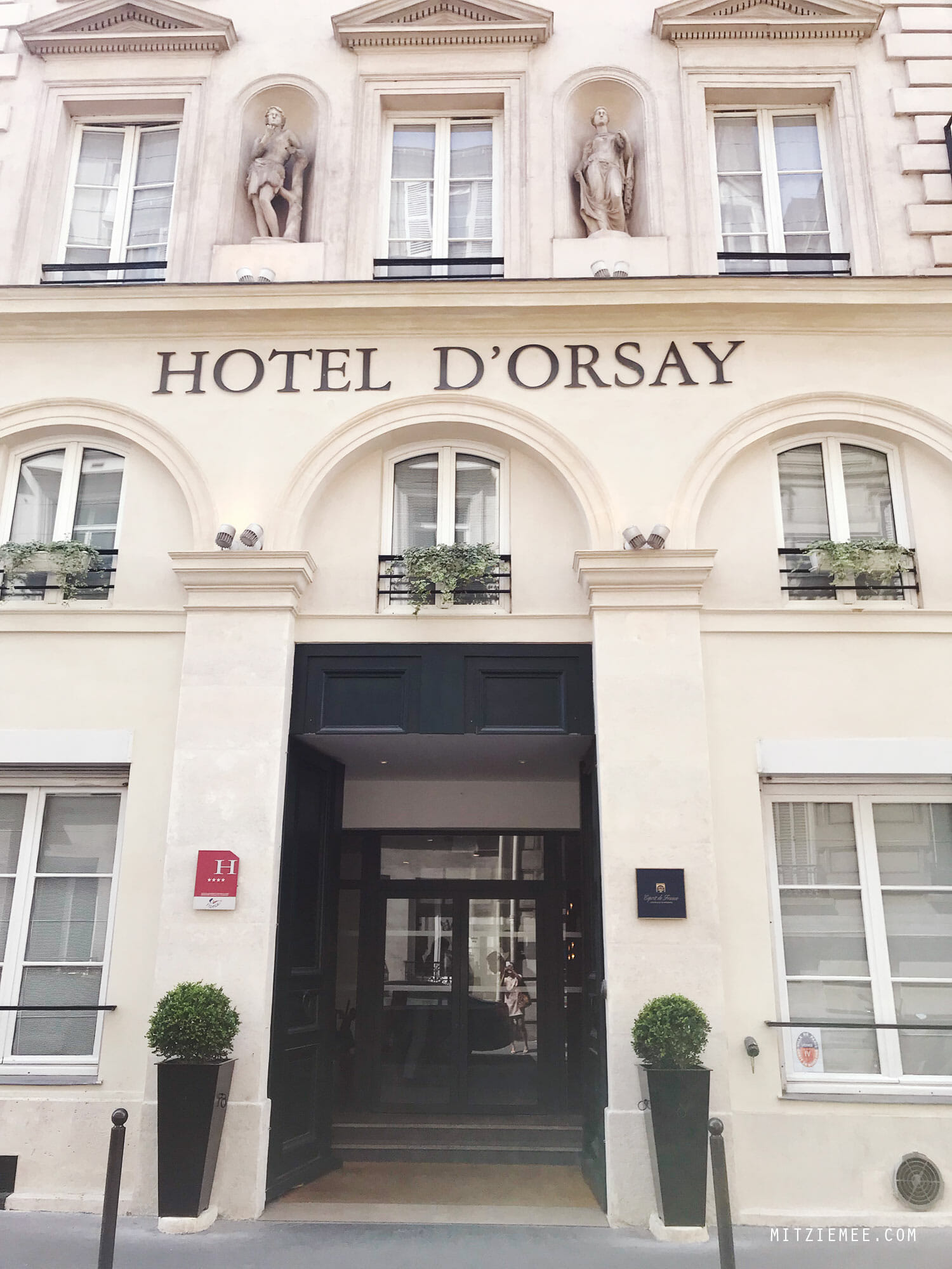 Hôtel d'Orsay Paris blog