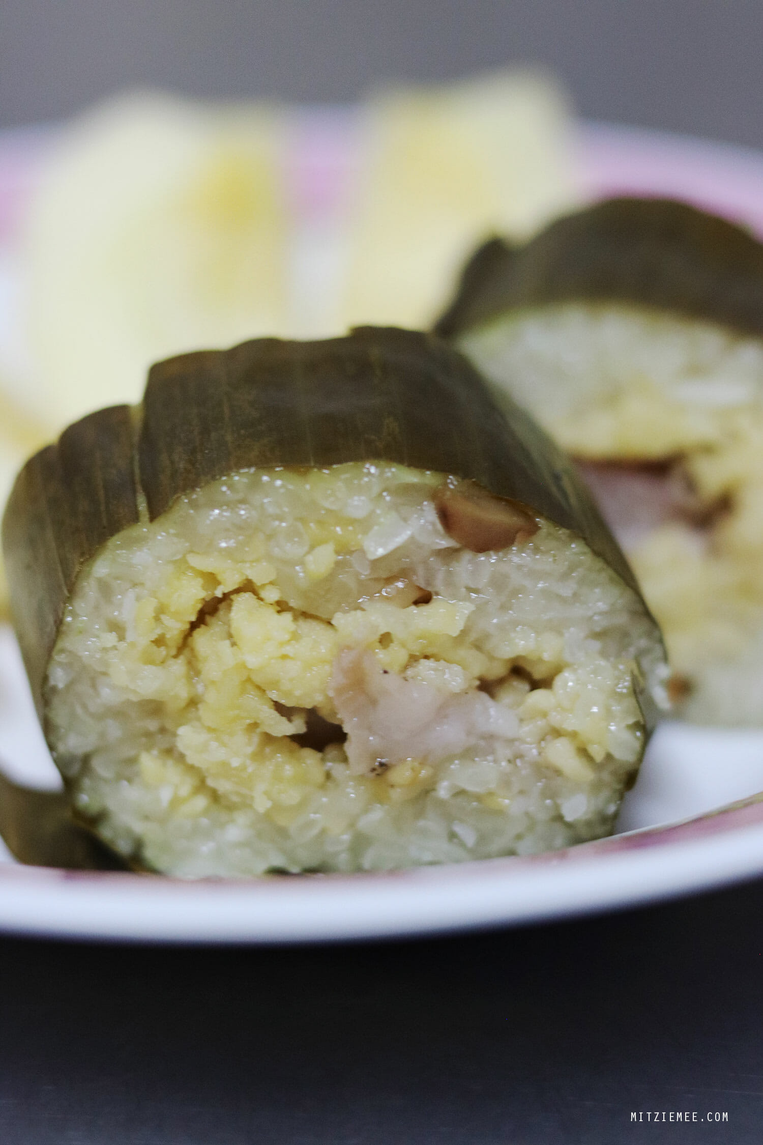 Num ansom - Khmer rice cake