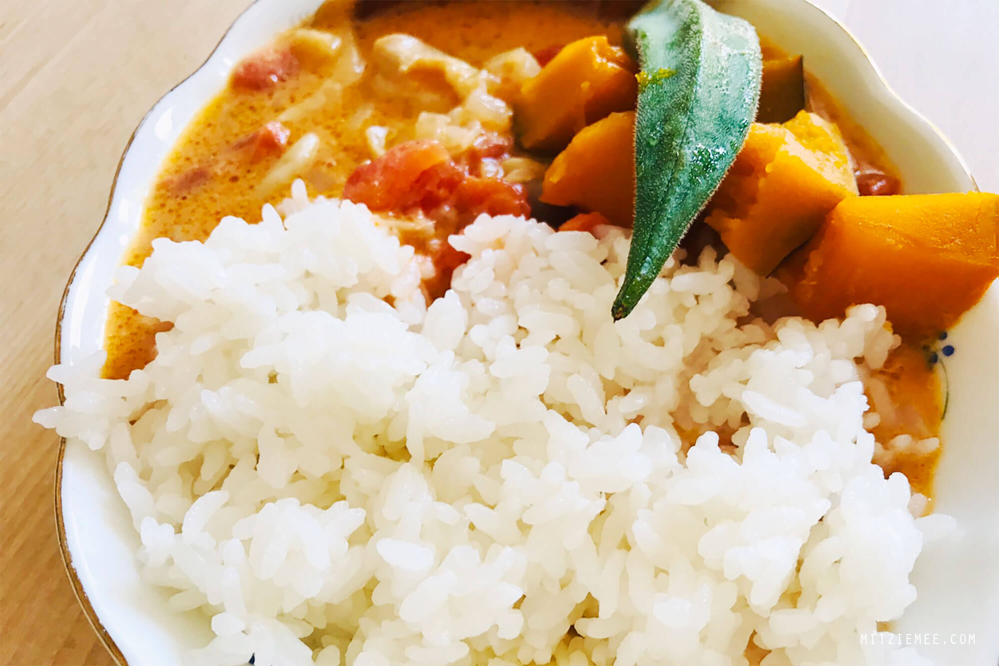 Butter chicken soup curry, lunch in Japan