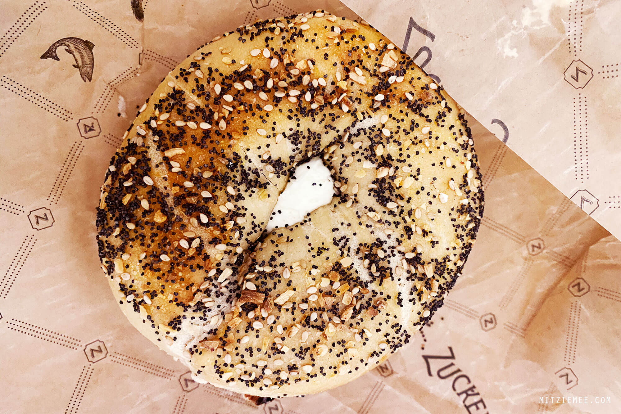 The Everything Bagel at Zucker's New York City