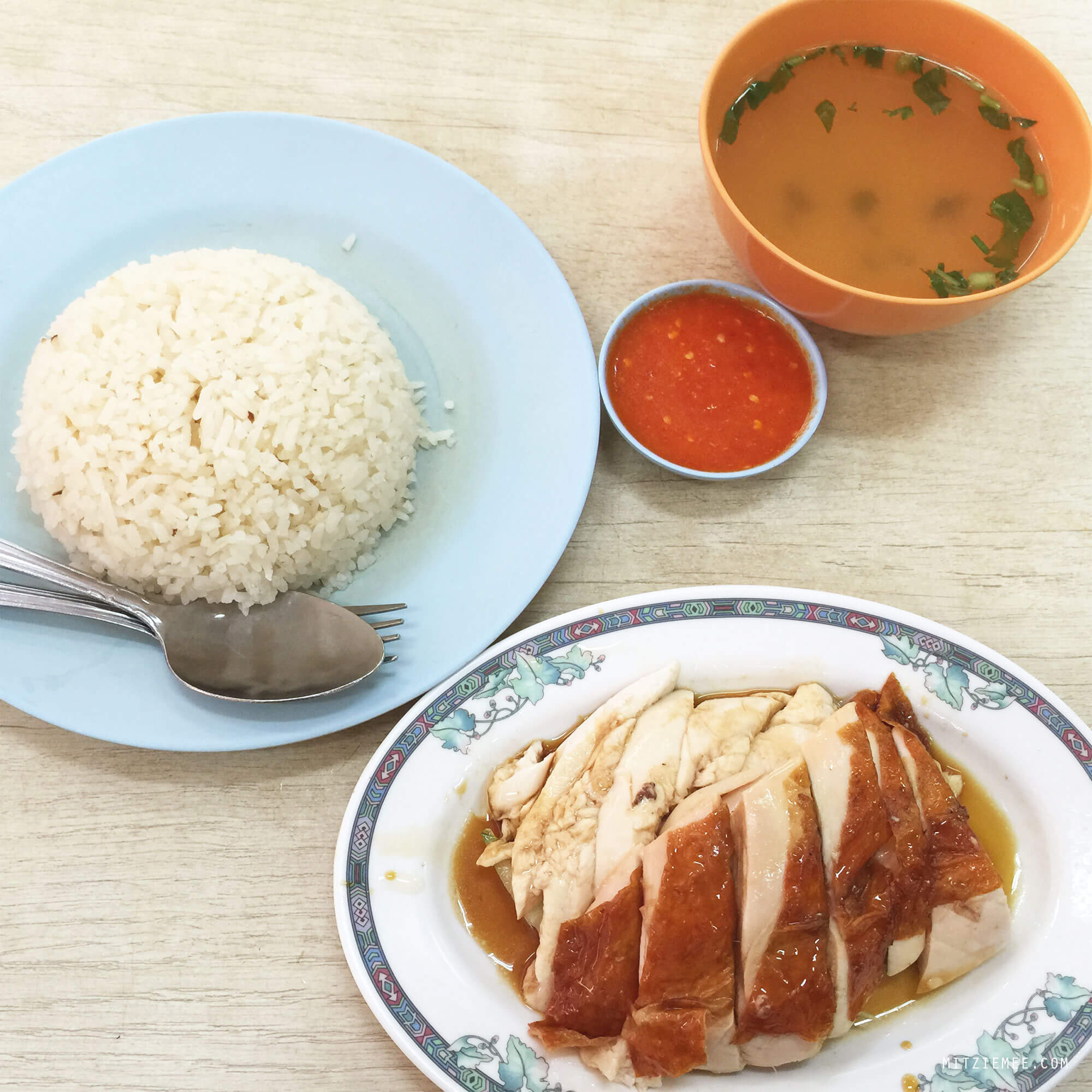 Leong Yeow Famous Waterloo Street Hainanese Chicken Rice in Singapore