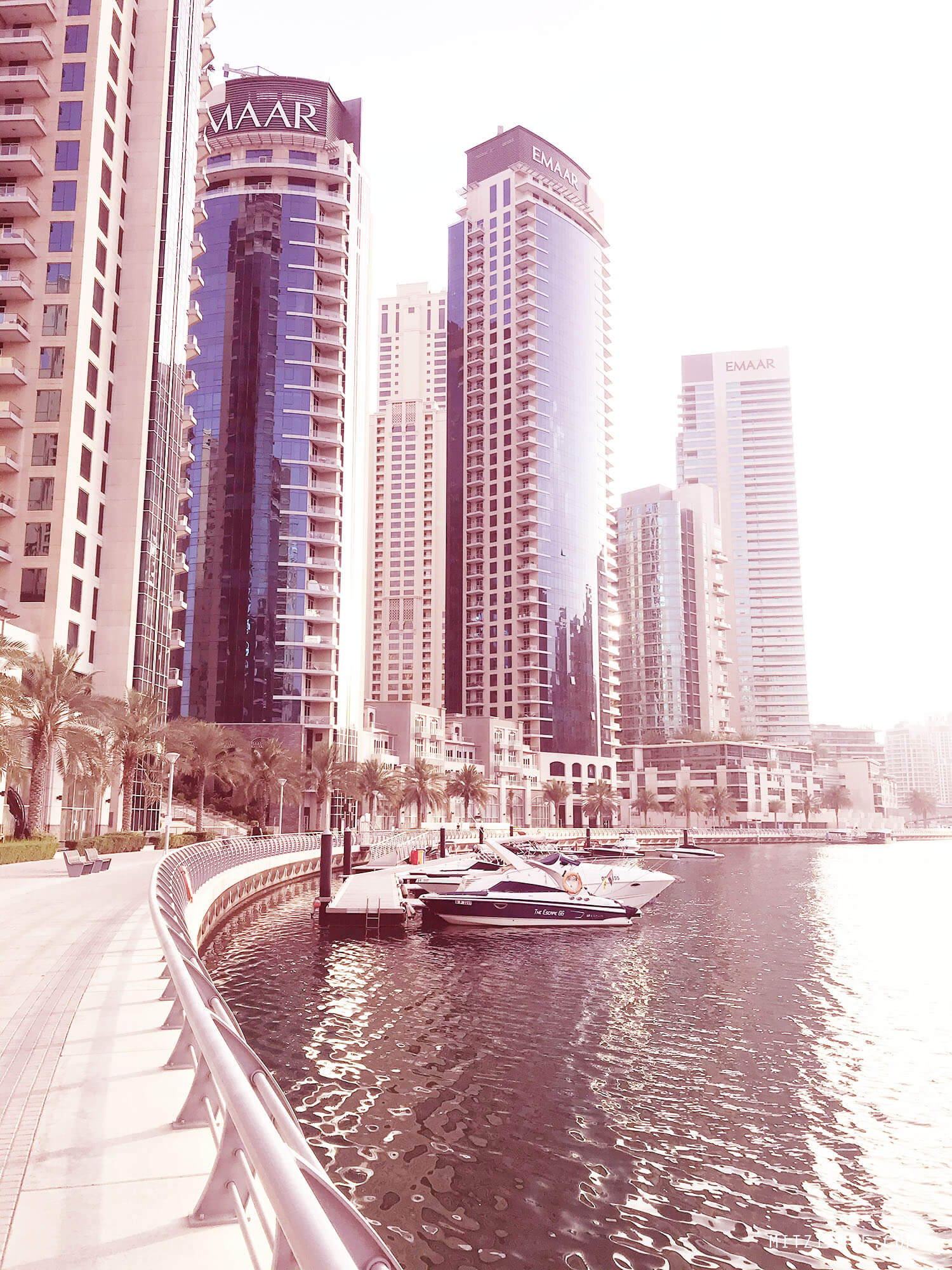 Dubai Marina morning run