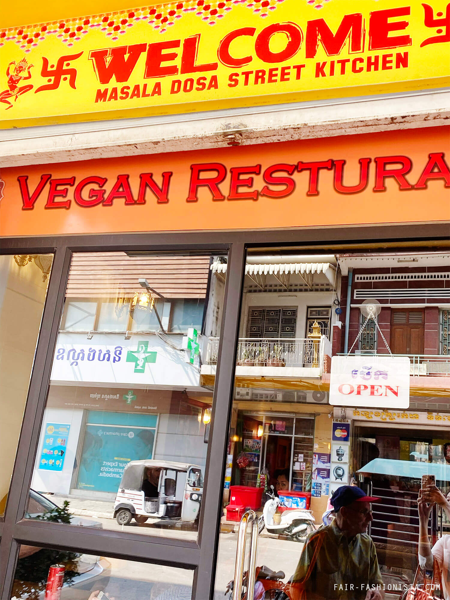 Masala Dosa Street Kitchen, Indian vegan restaurant in Phnom Penh