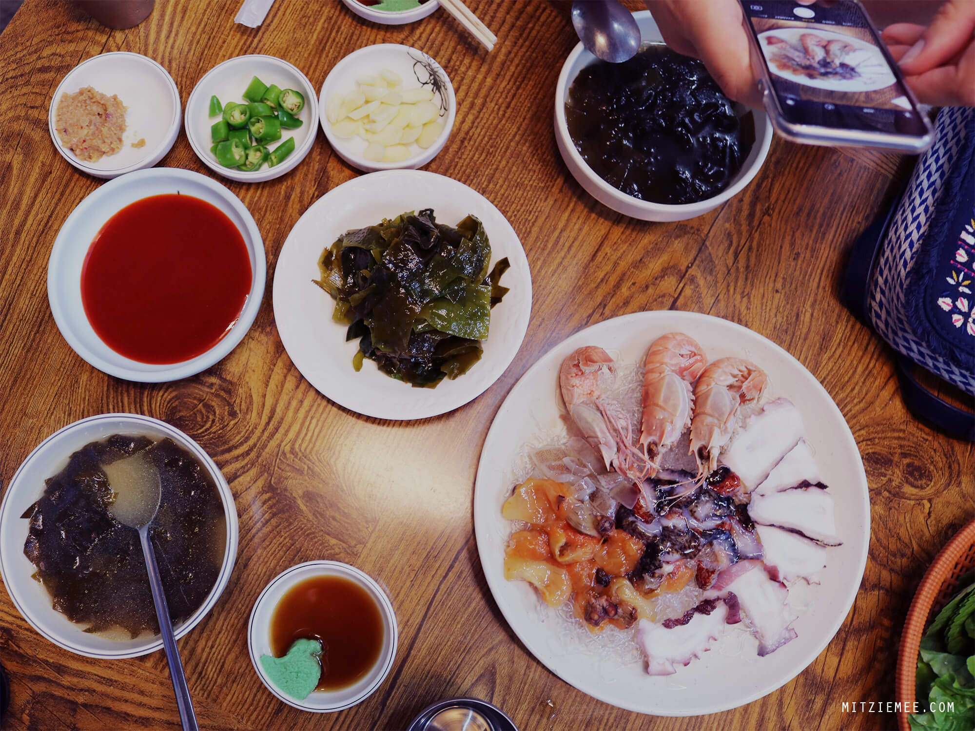 Casual seafood restaurant, Hyeopjae Beach, Jeju Island
