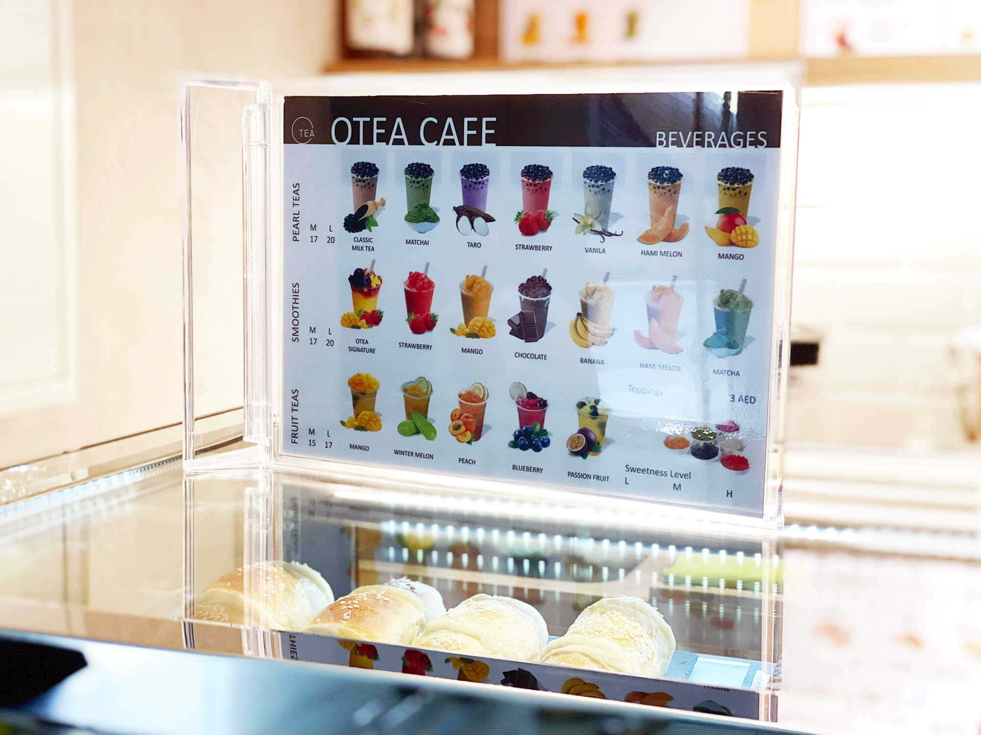 Otea Cafe, bubble tea in Dubai
