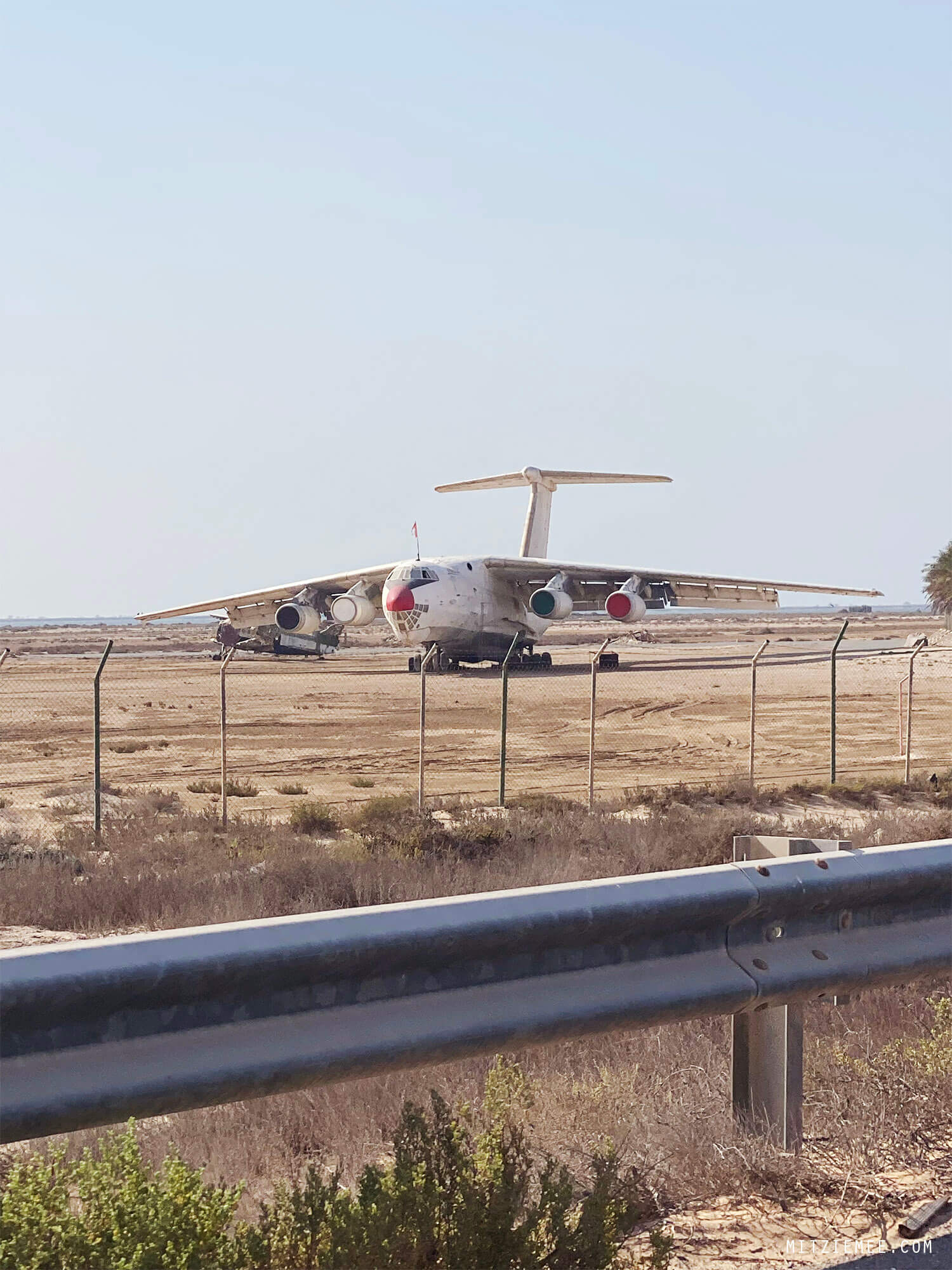 Abandoned airplane Umm Al Quwain