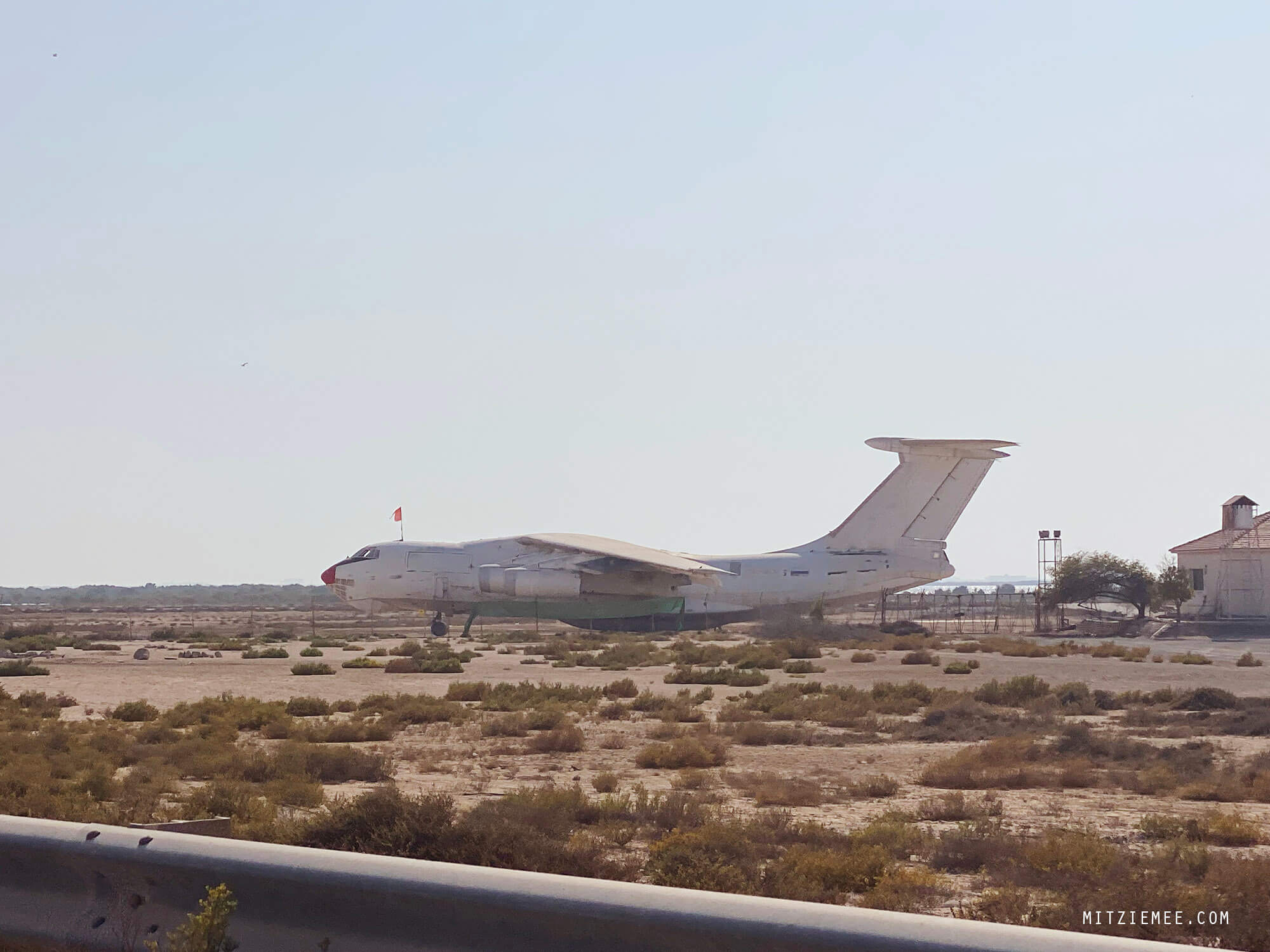 Abandoned airplane Umm Al Quwain
