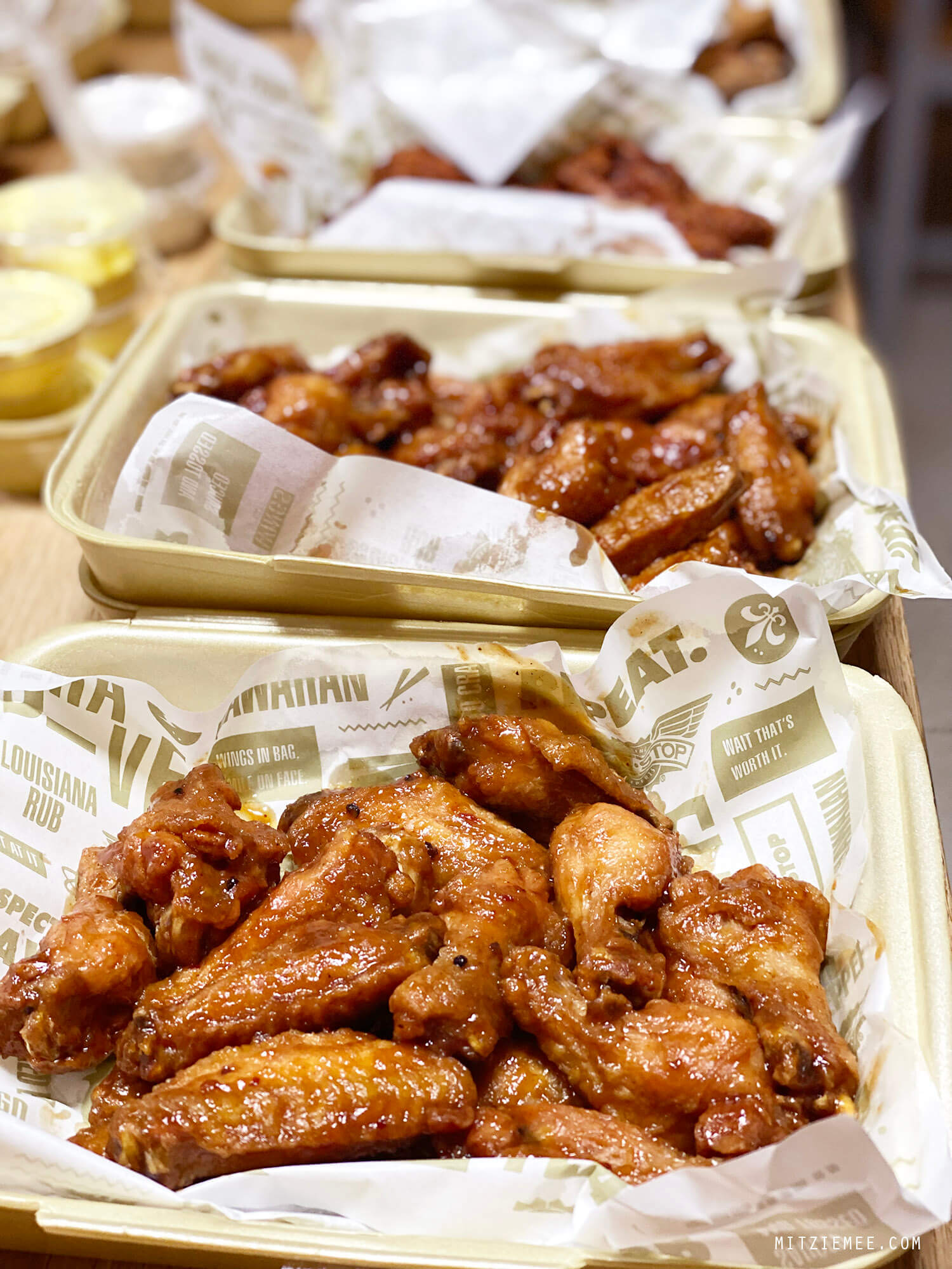 Takeout from Wingstop, Dubai