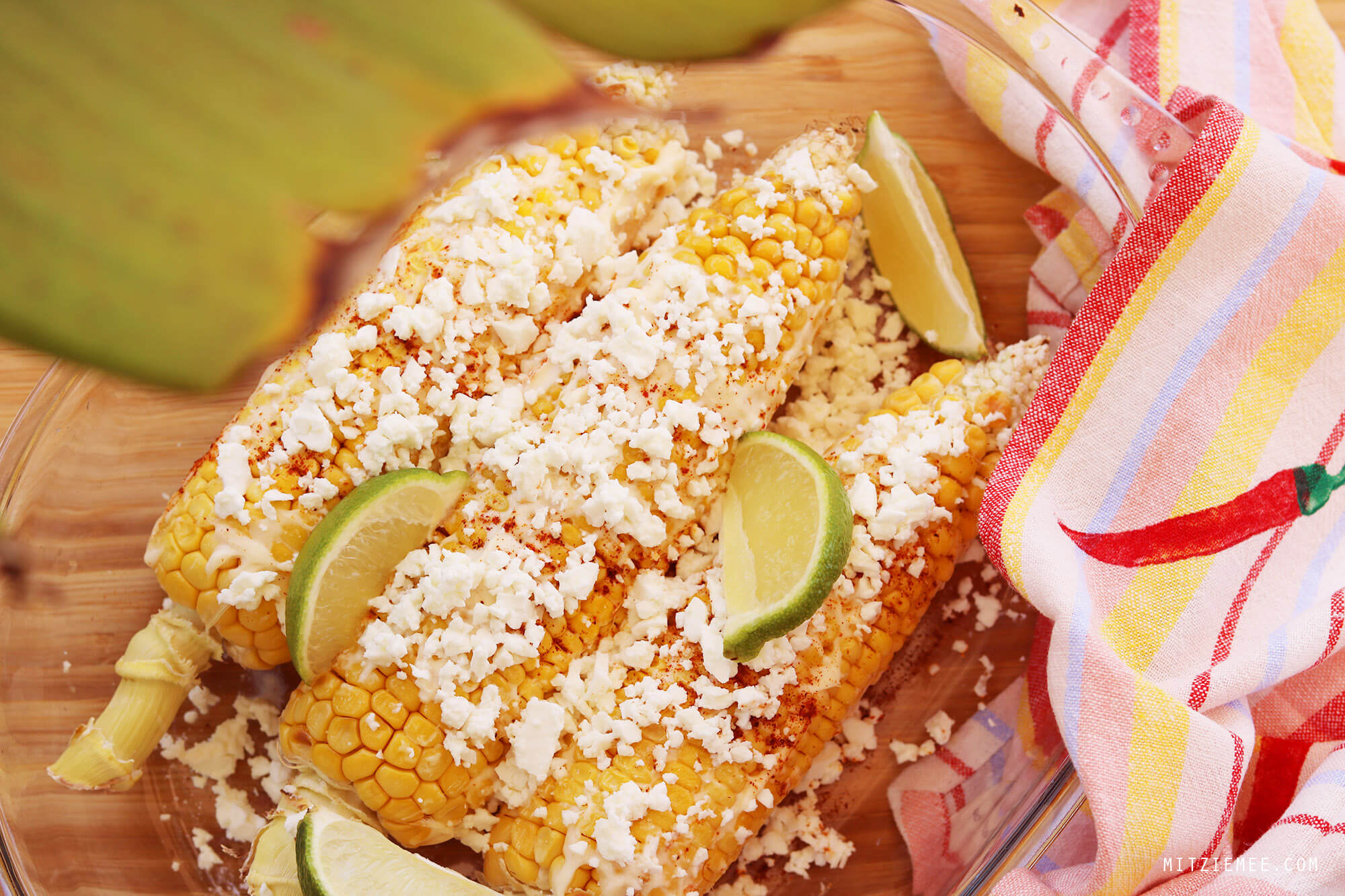 Elotes - Mexican grilled corn